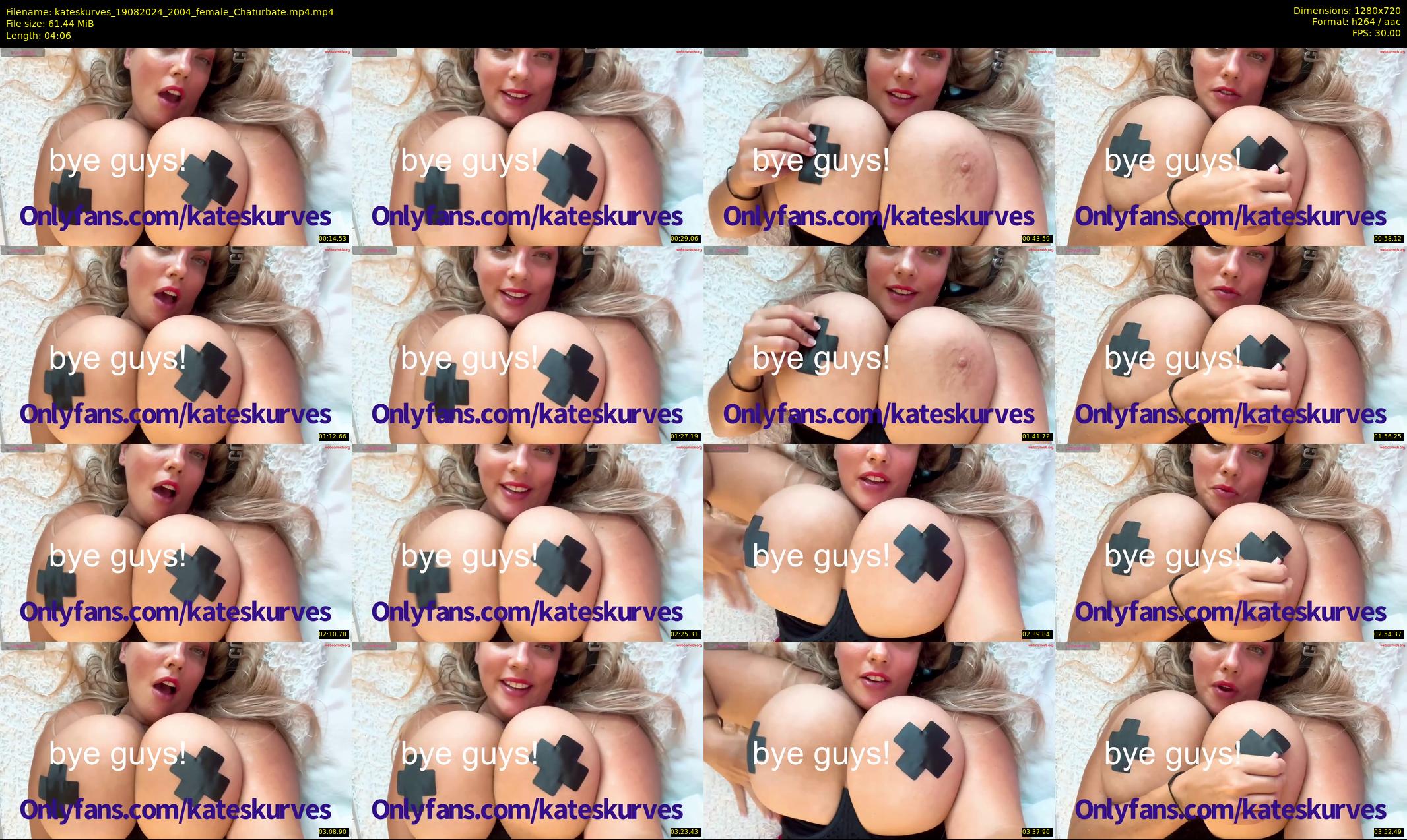 kateskurves — 5 minute Chaturbate female cam show recording, 720p, Aug 19, 2024
