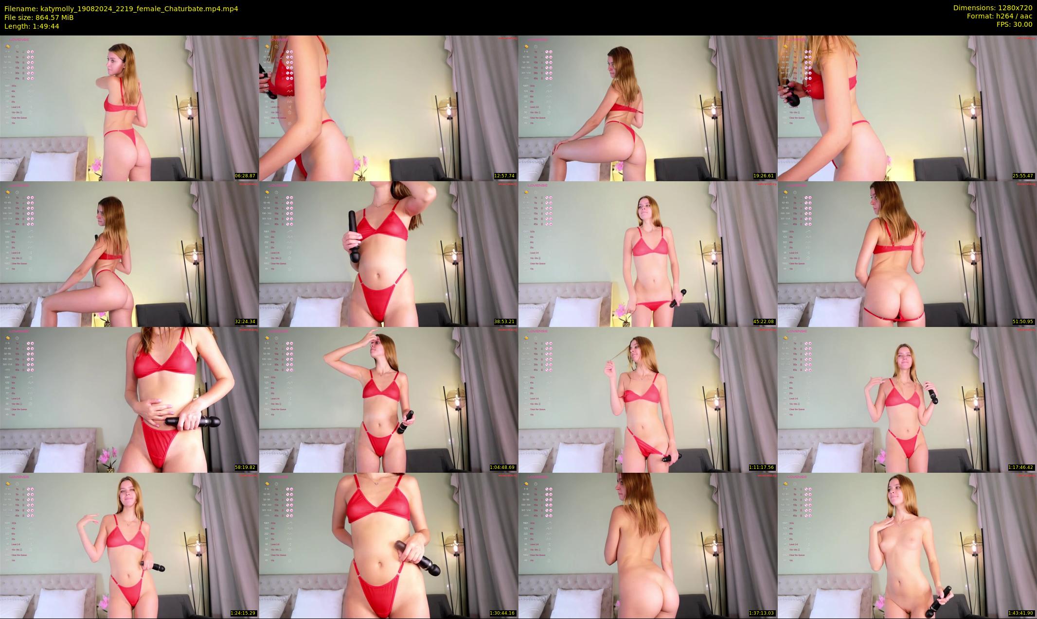katymolly — 110 minute Chaturbate female cam show recording, 720p, Aug 19, 2024