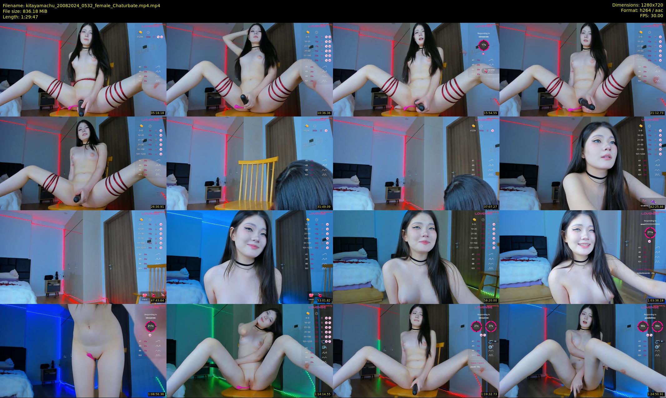 kitayamachu — 90 minute Chaturbate female cam show recording, 720p, Aug 20, 2024