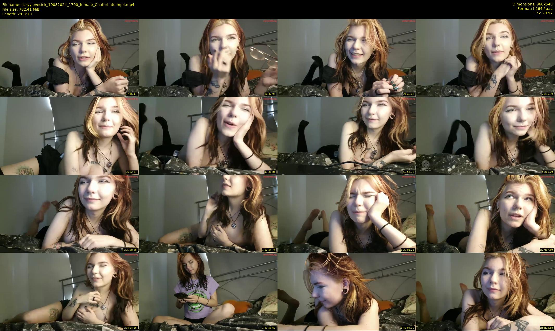 lizzyylovesick — 124 minute Chaturbate female cam show recording, 480p, Aug 19, 2024
