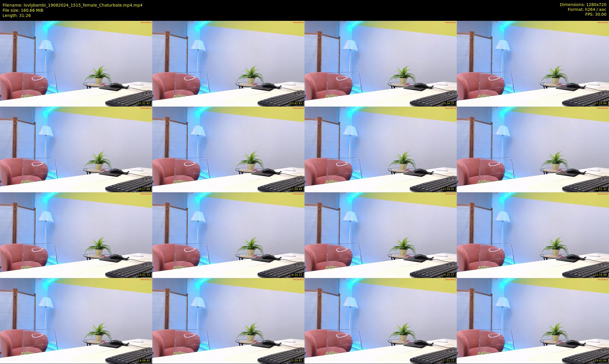 lovlybambi — 32 minute Chaturbate female cam show recording, 720p, Aug 19, 2024