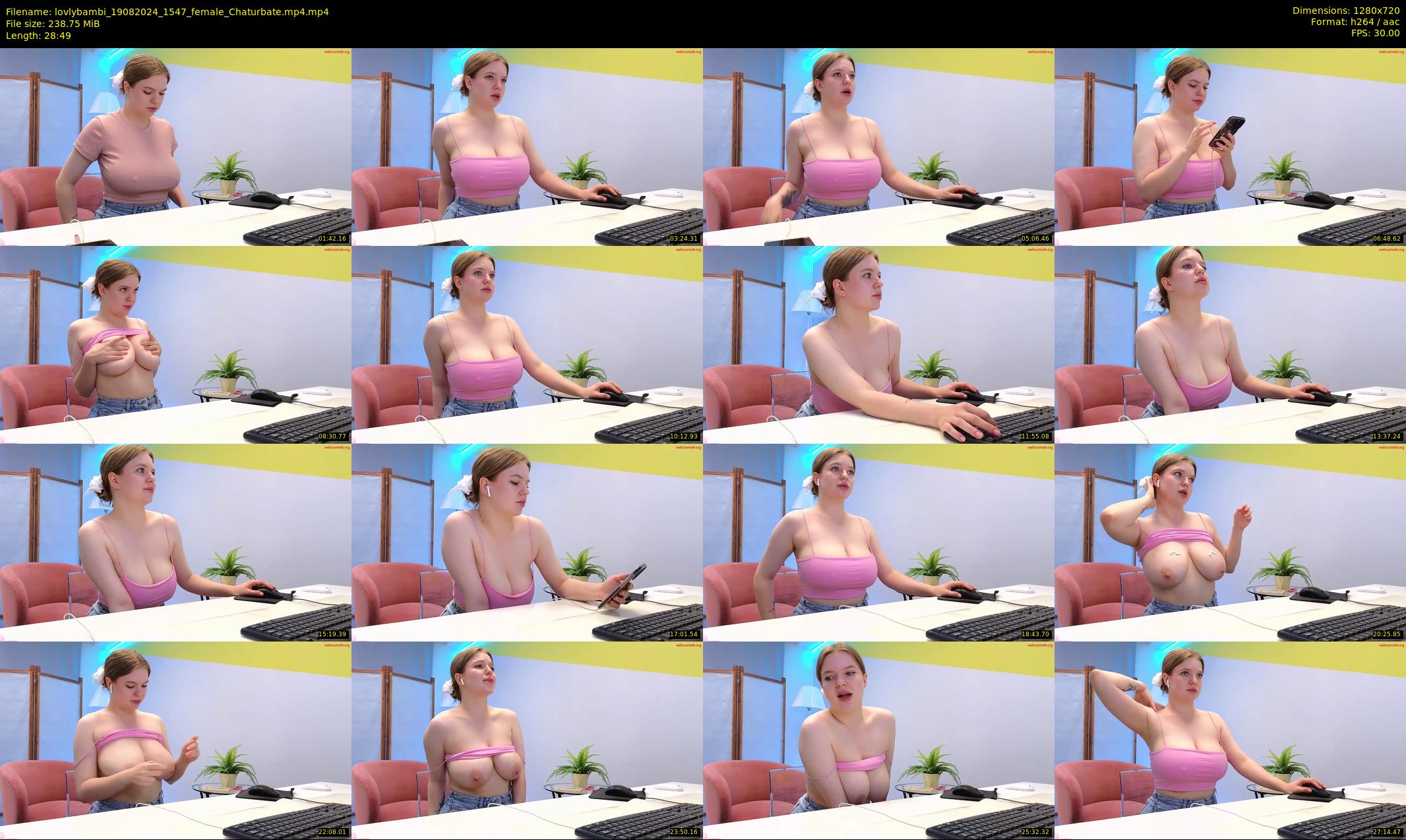 lovlybambi — 29 minute Chaturbate female cam show recording, 720p, Aug 19, 2024