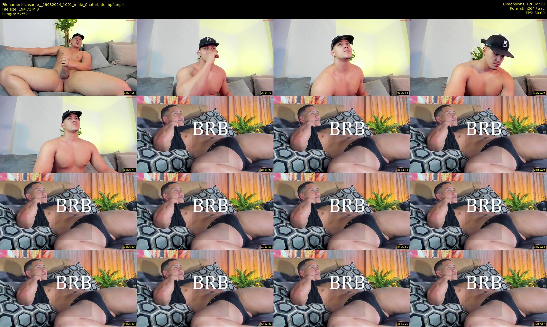 lucasanto_ — 53 minute Chaturbate male cam show recording, 720p, Aug 19, 2024