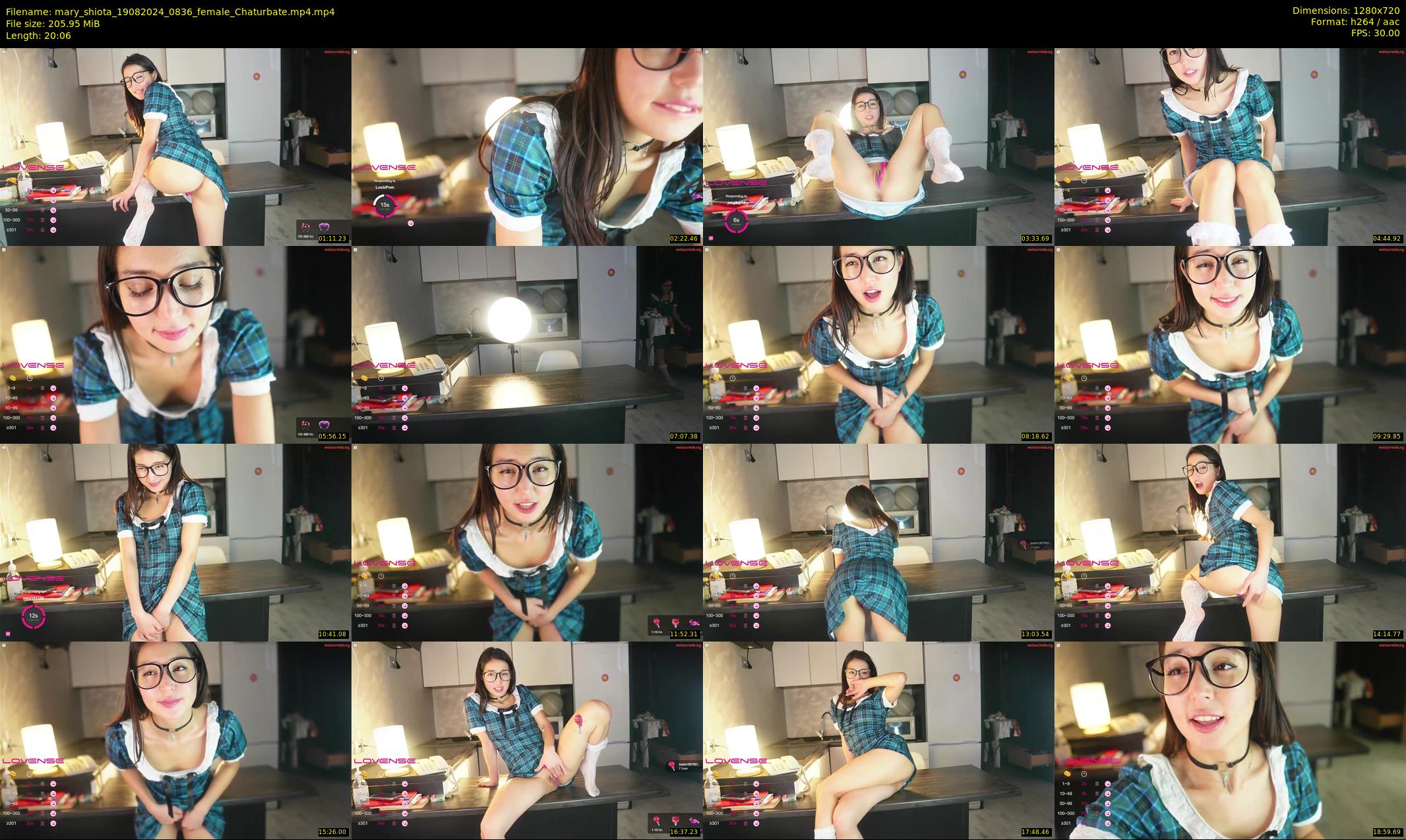 mary_shiota — 21 minute Chaturbate female cam show recording, 720p, Aug 19, 2024