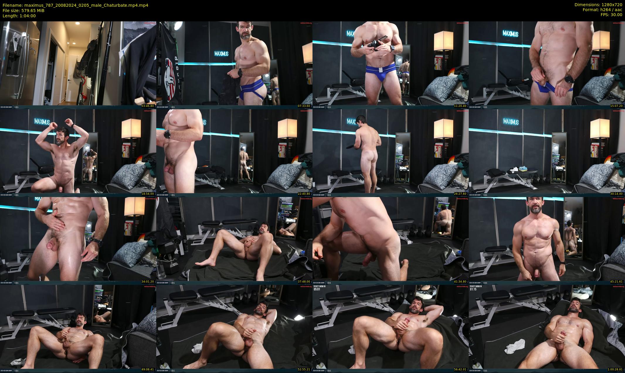 maximus_787 — 64 minute Chaturbate male cam show recording, 720p, Aug 20, 2024