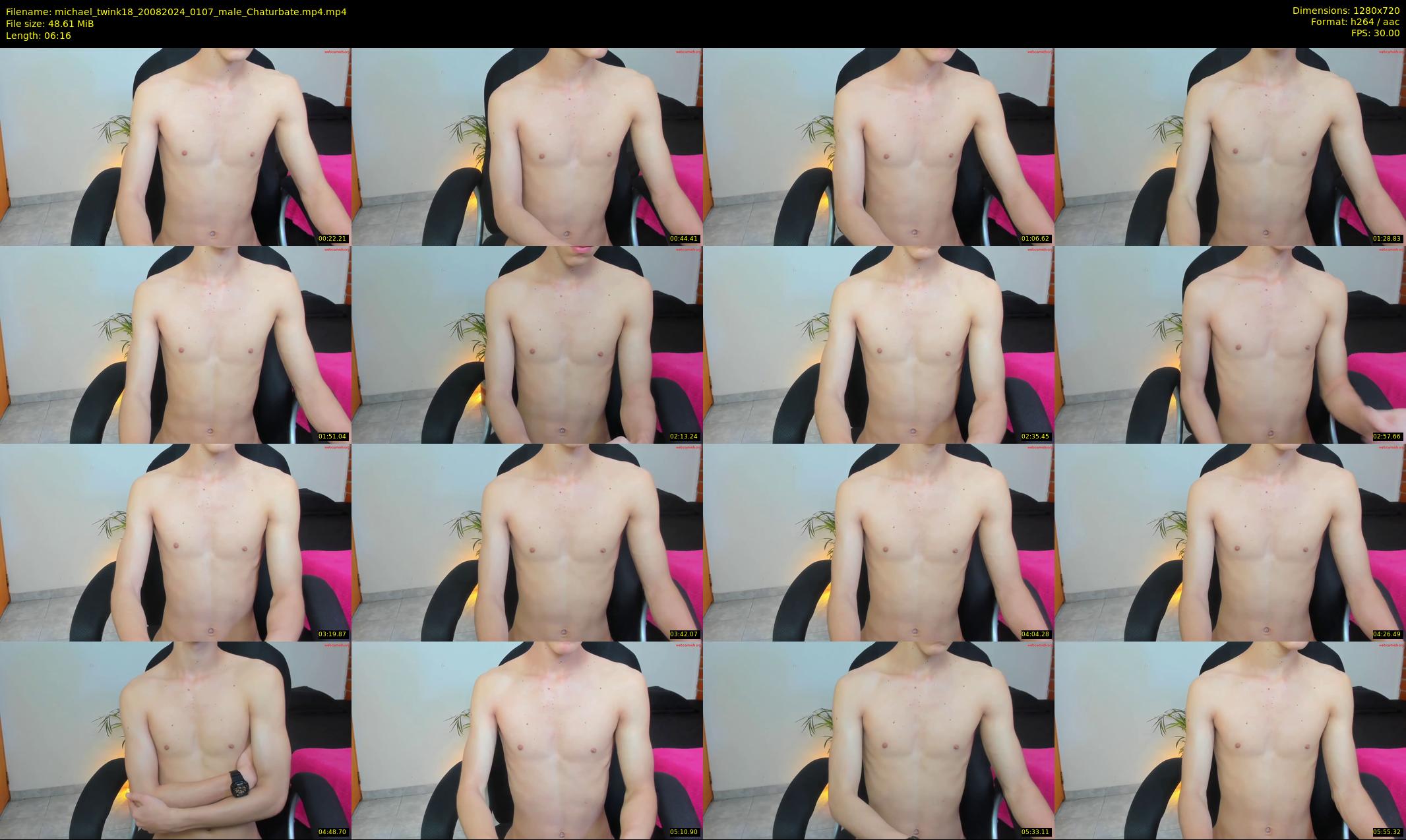 michael_twink18 — 7 minute Chaturbate male cam show recording, 720p, Aug 20, 2024