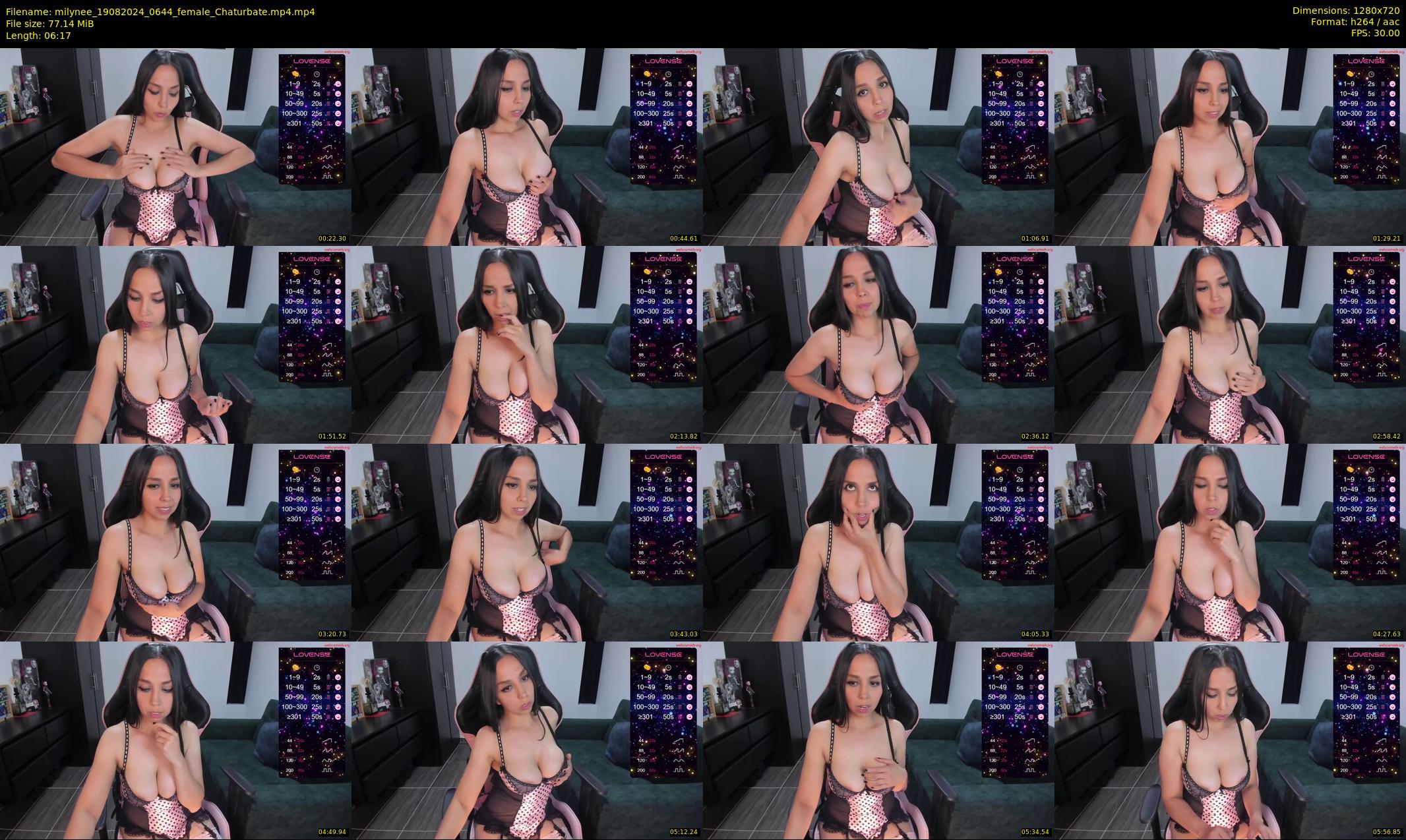 milynee — 7 minute Chaturbate female cam show recording, 720p, Aug 19, 2024