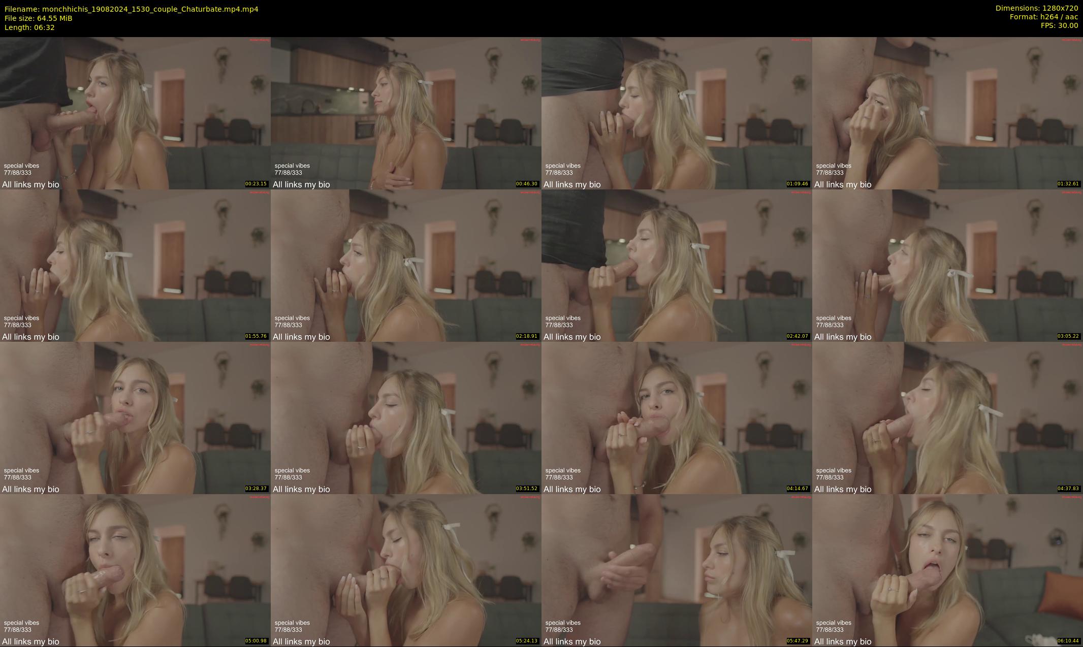 monchhichis — 7 minute Chaturbate couple cam show recording, 720p, Aug 19, 2024