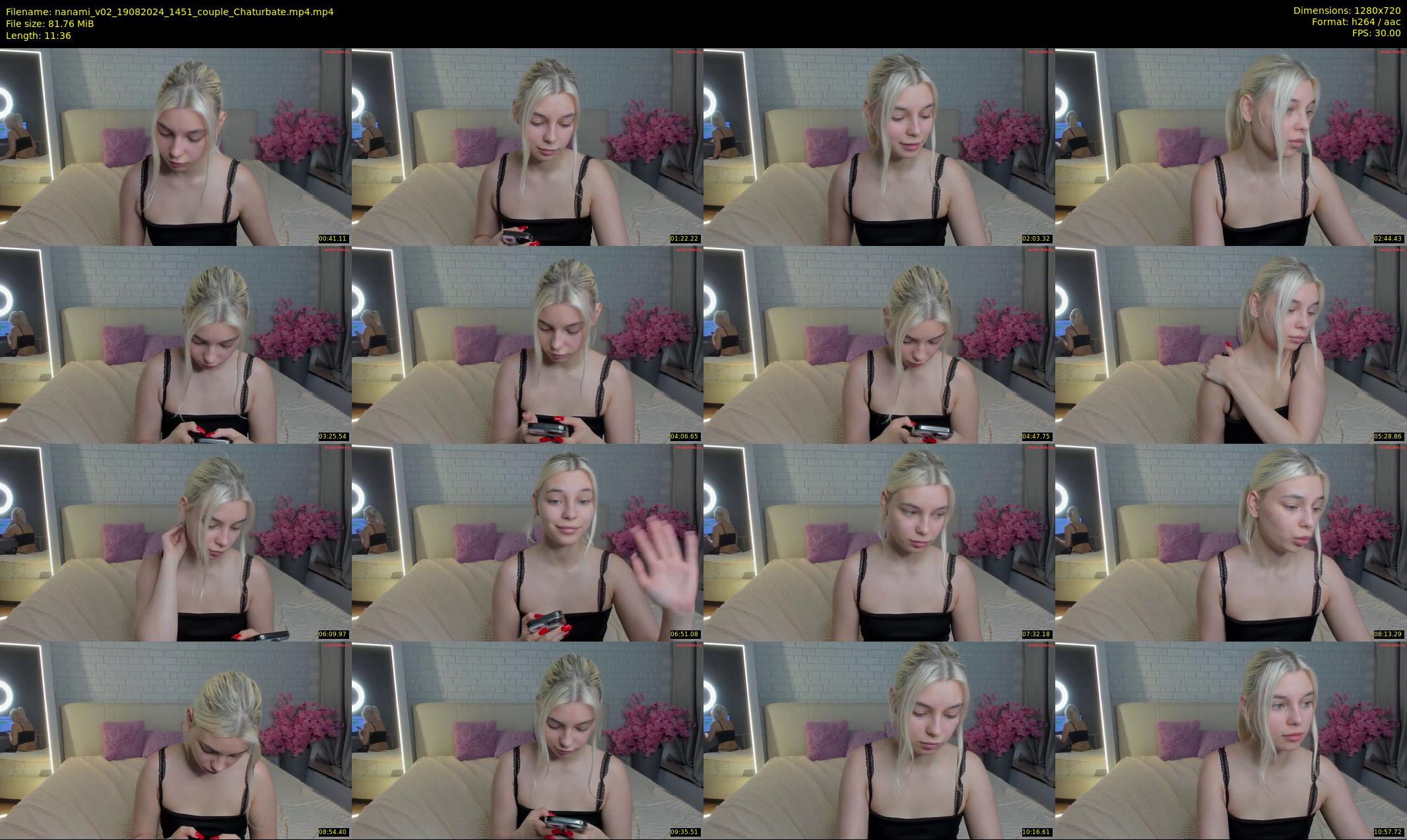 nanami_v02 — 12 minute Chaturbate couple cam show recording, 720p, Aug 19, 2024