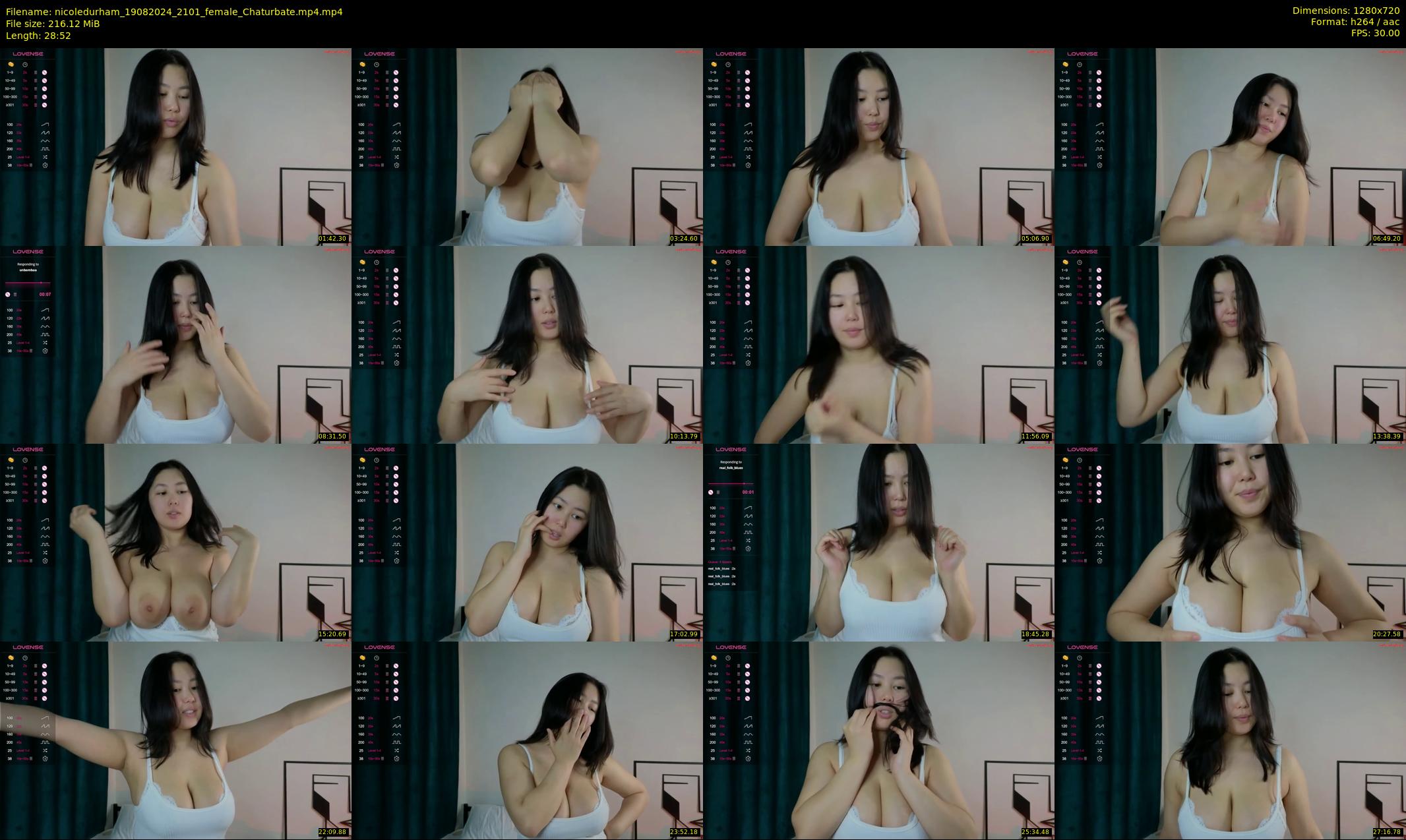 nicoledurham — 29 minute Chaturbate female cam show recording, 720p, Aug 19, 2024