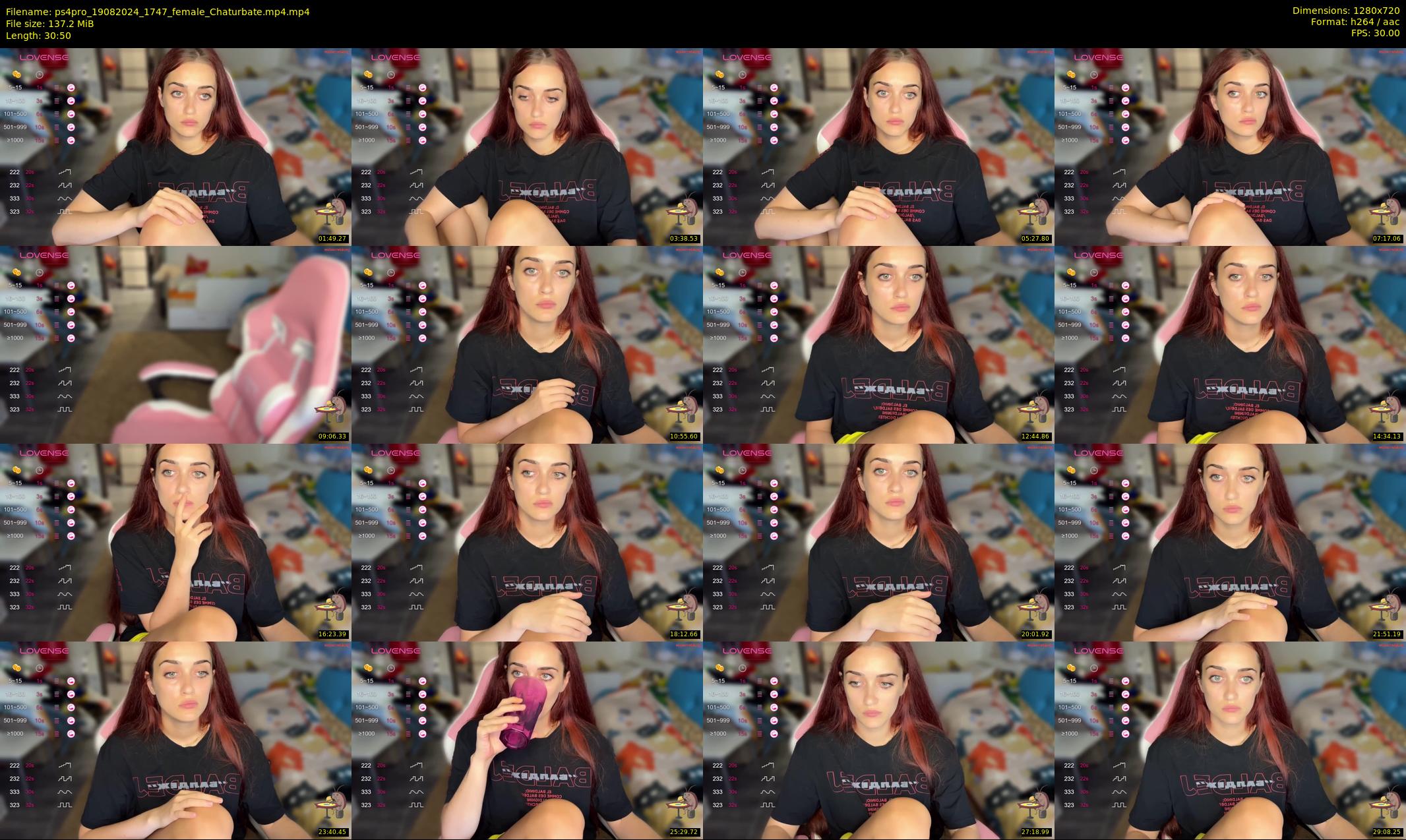 ps4pro — 31 minute Chaturbate female cam show recording, 720p, Aug 19, 2024