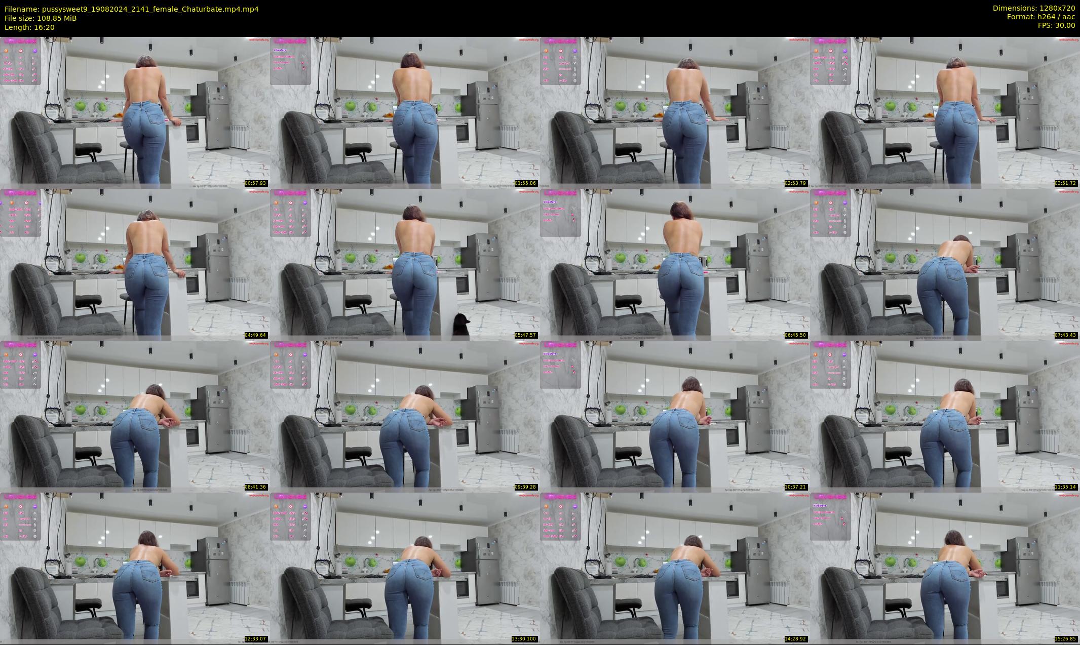 pussysweet9 — 17 minute Chaturbate female cam show recording, 720p, Aug 19, 2024