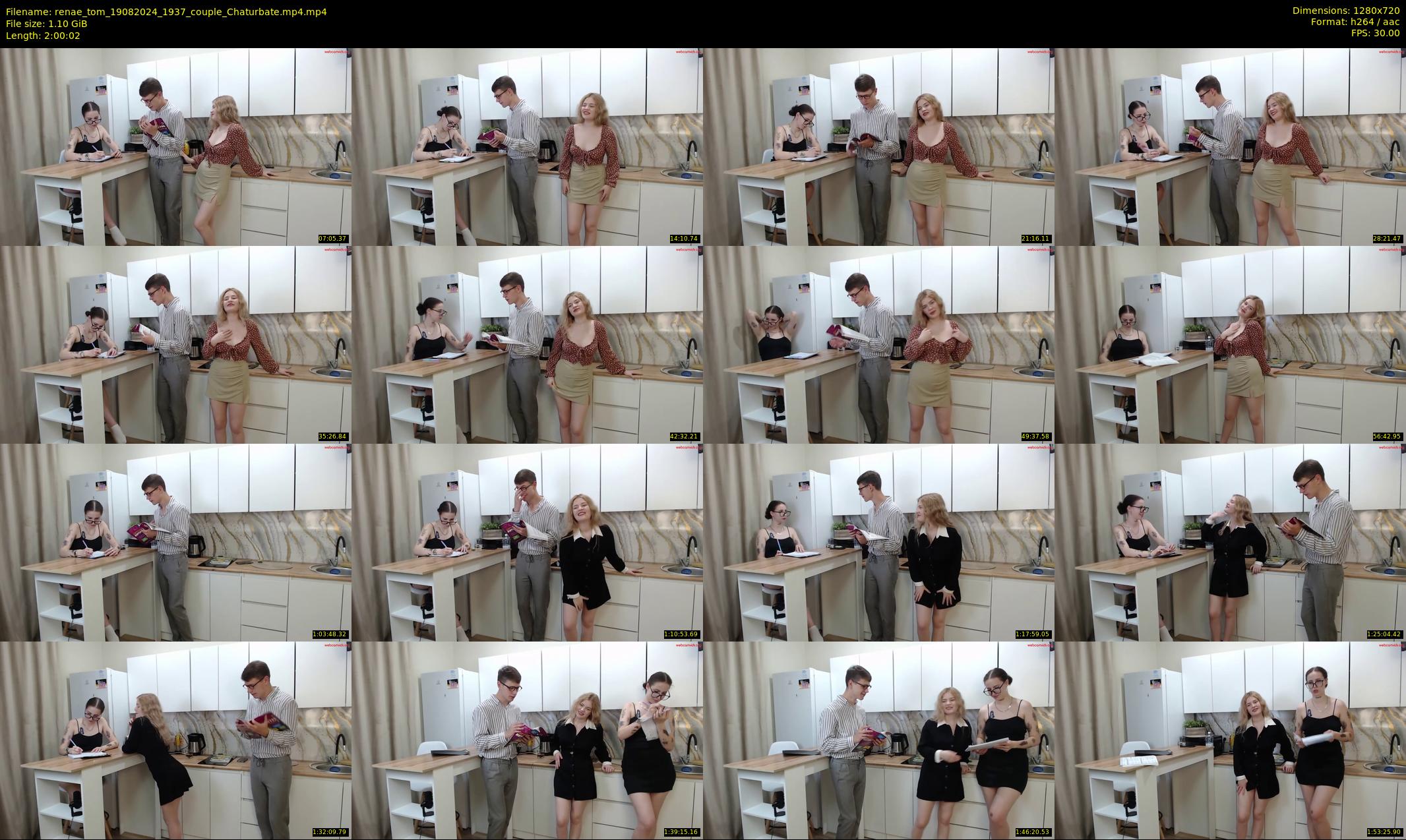 renae_tom — 121 minute Chaturbate couple cam show recording, 720p, Aug 19, 2024