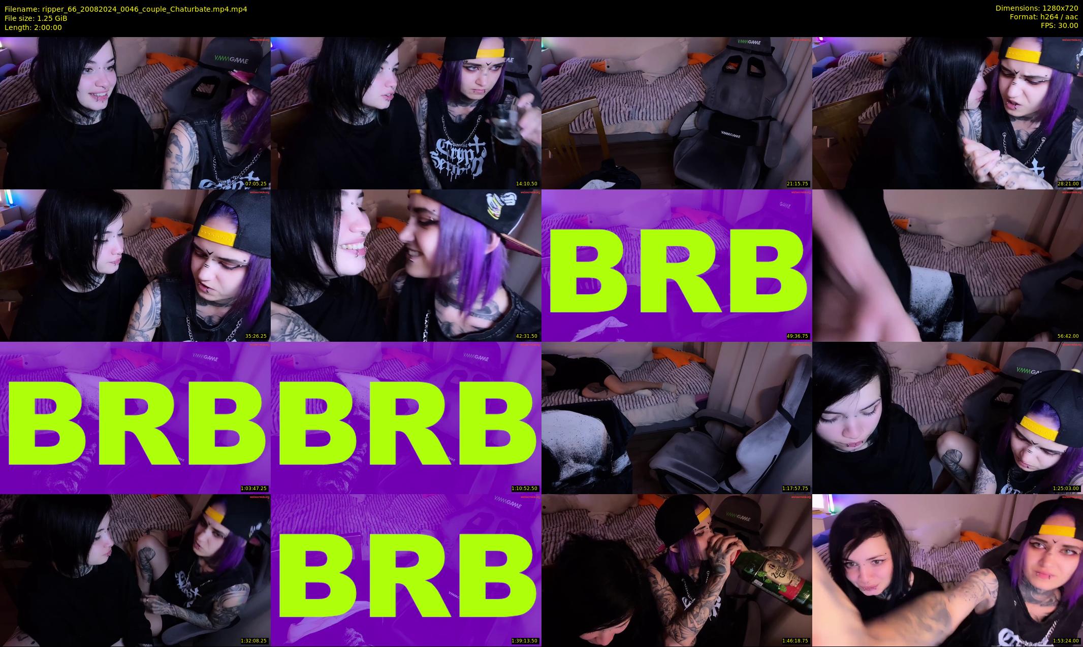 ripper_66 — 120 minute Chaturbate female cam show recording, 720p, Aug 20, 2024