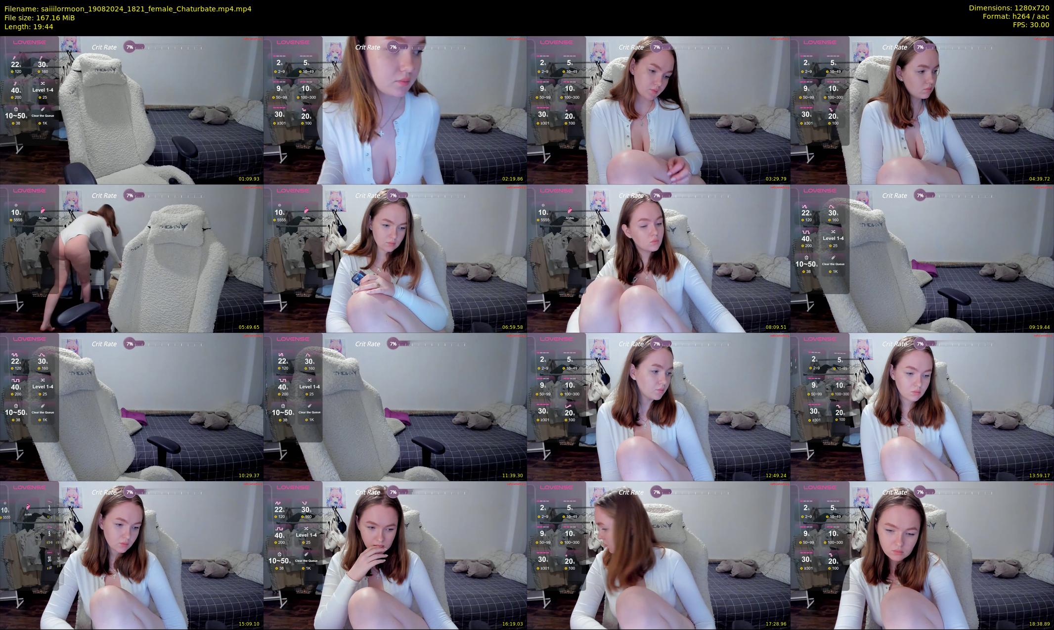 saiiilormoon — 20 minute Chaturbate female cam show recording, 720p, Aug 19, 2024