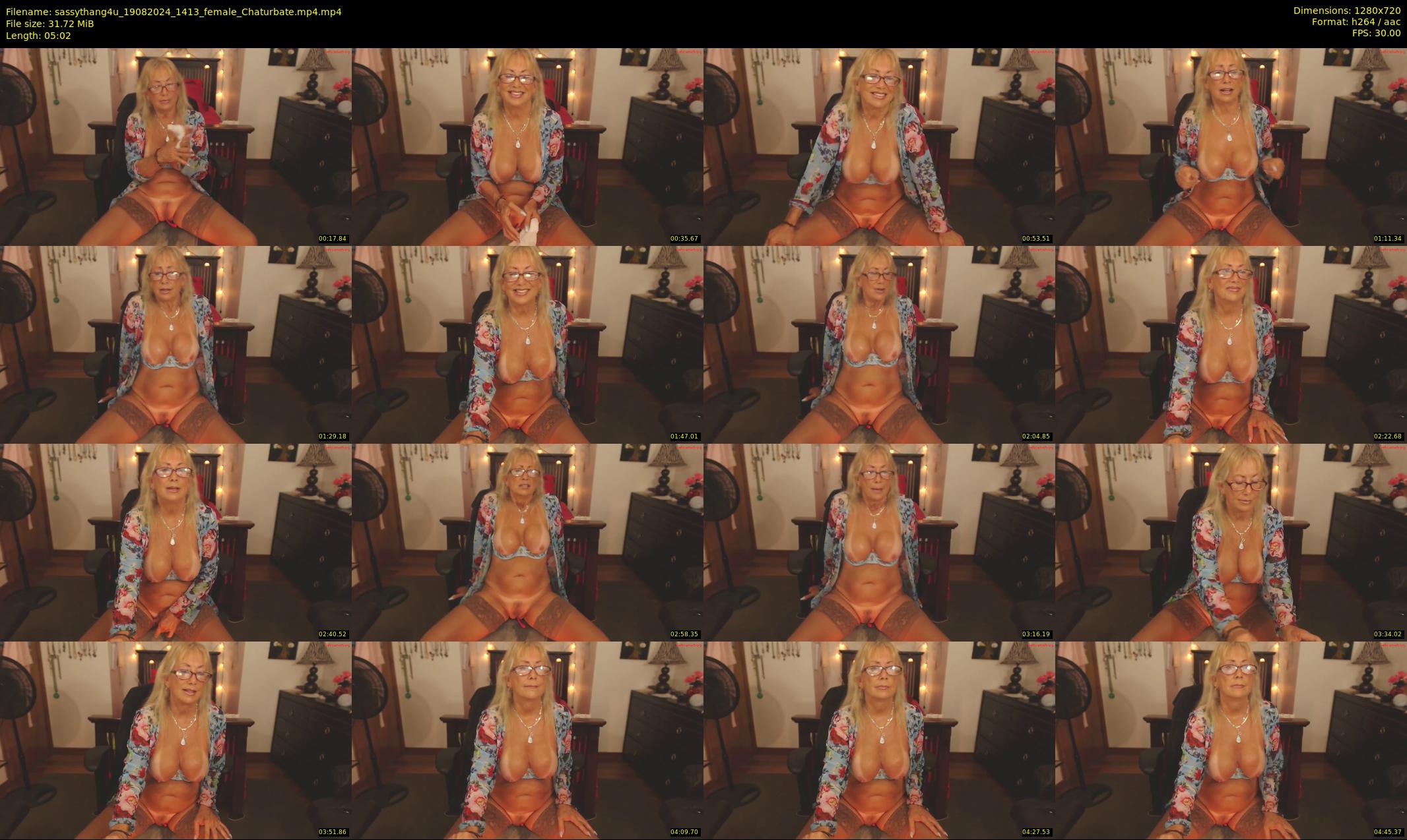 sassythang4u — 6 minute Chaturbate female cam show recording, 720p, Aug 19, 2024