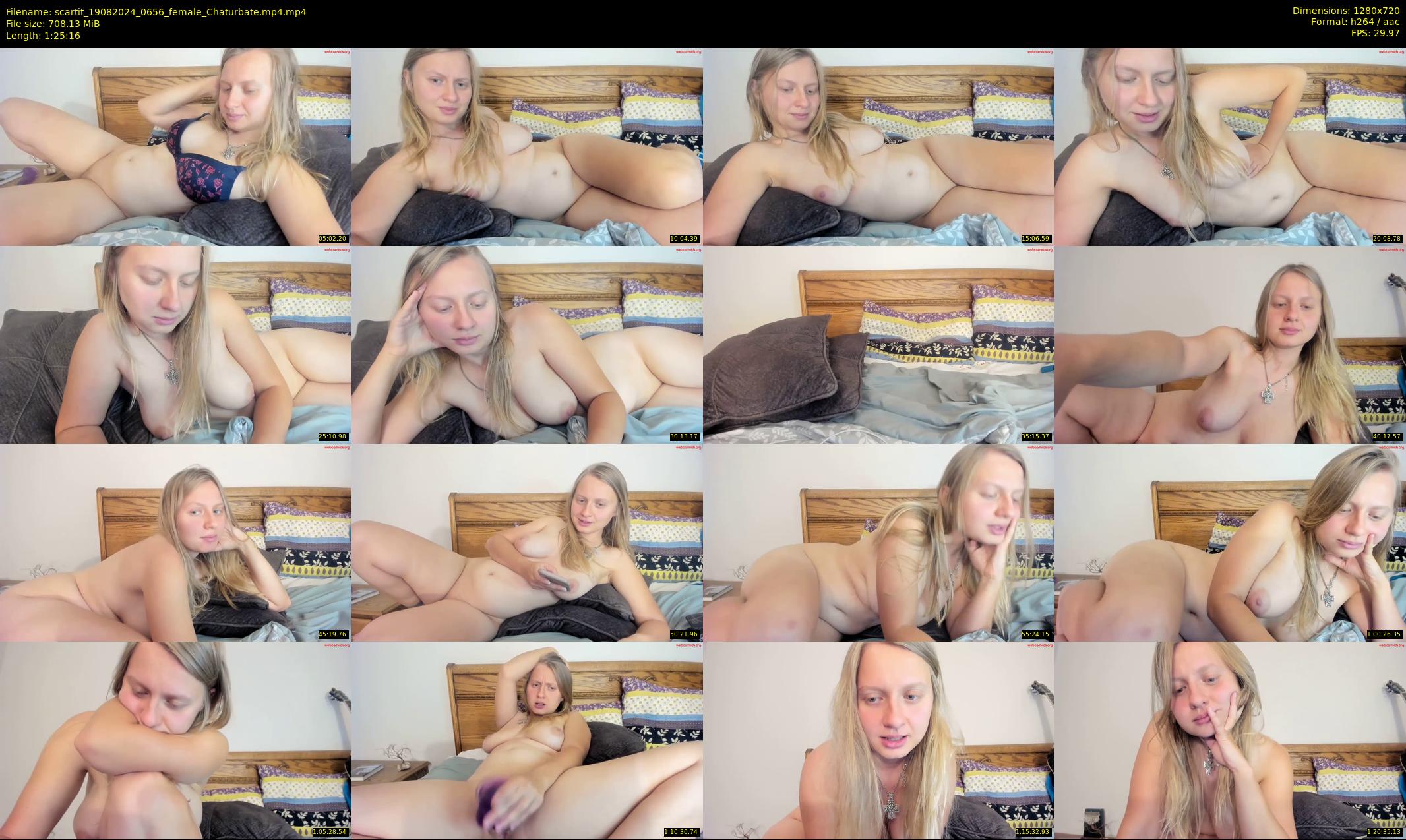 scartit — 86 minute Chaturbate female cam show recording, 720p, Aug 19, 2024