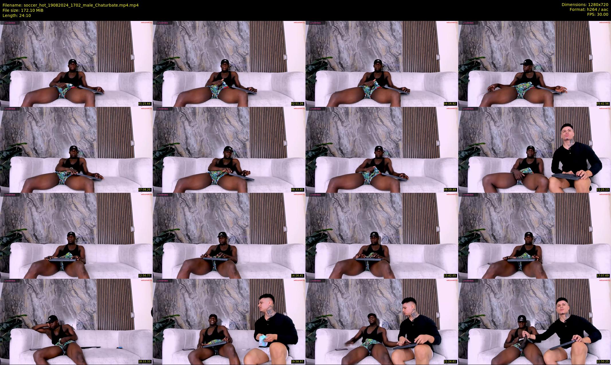 soccer_hot — 25 minute Chaturbate male cam show recording, 720p, Aug 19, 2024