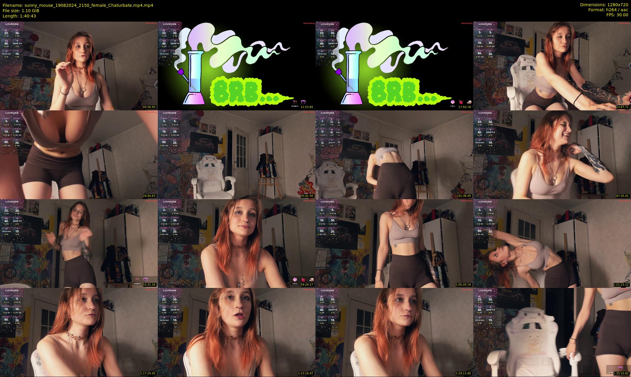 sunny_mouse — 101 minute Chaturbate female cam show recording, 720p, Aug 19, 2024