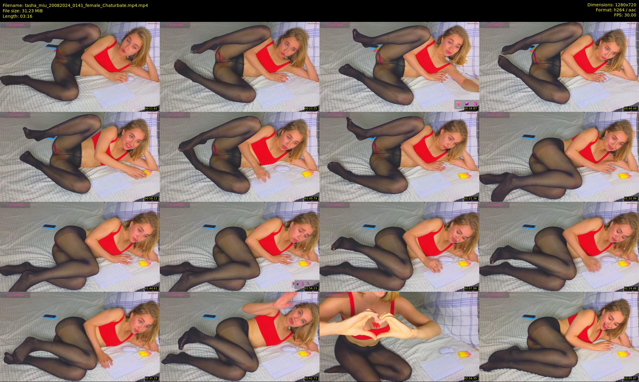 tasha_miu — 4 minute Chaturbate female cam show recording, 720p, Aug 20, 2024