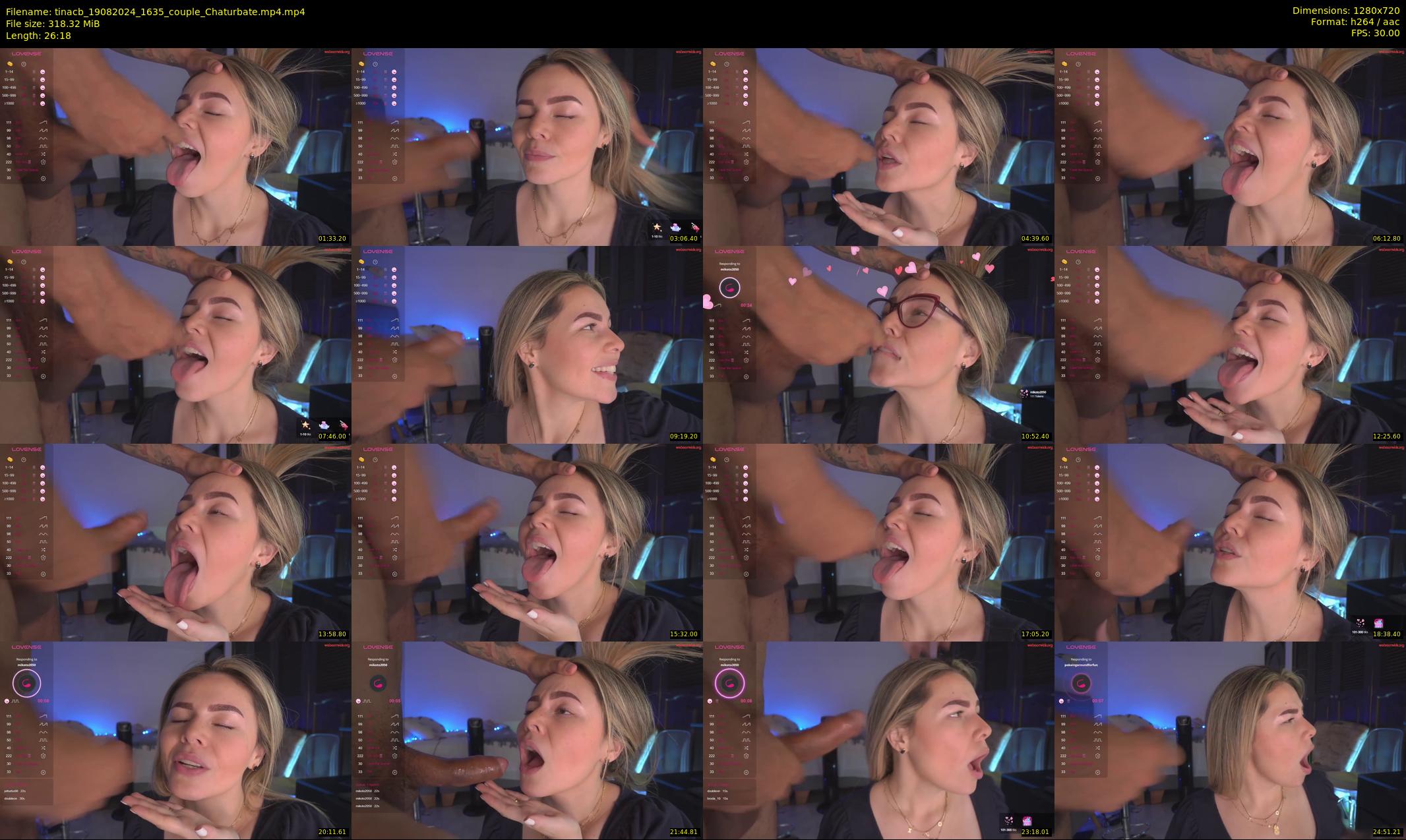 tinacb — 27 minute Chaturbate female cam show recording, 720p, Aug 19, 2024