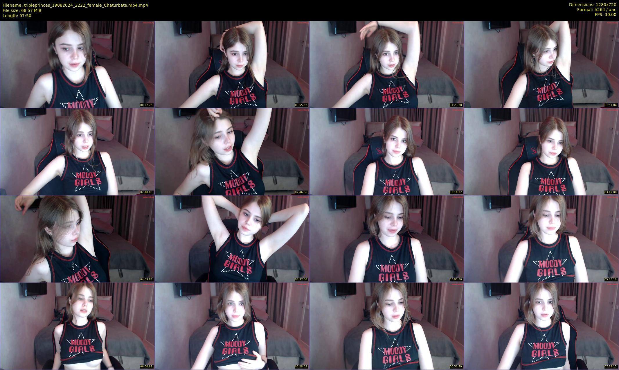 tripleprinces — 8 minute Chaturbate female cam show recording, 720p, Aug 19, 2024