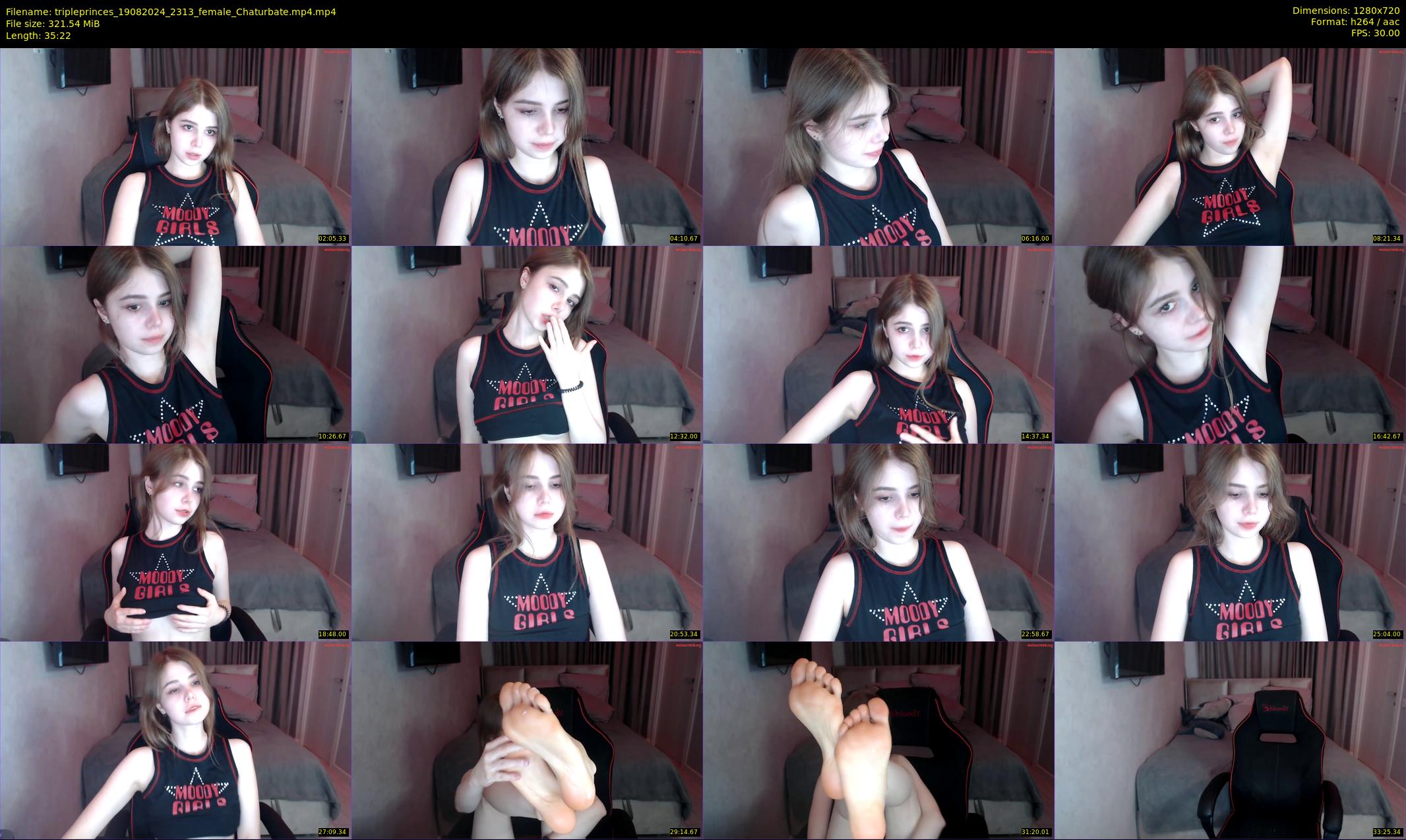 tripleprinces — 36 minute Chaturbate female cam show recording, 720p, Aug 19, 2024