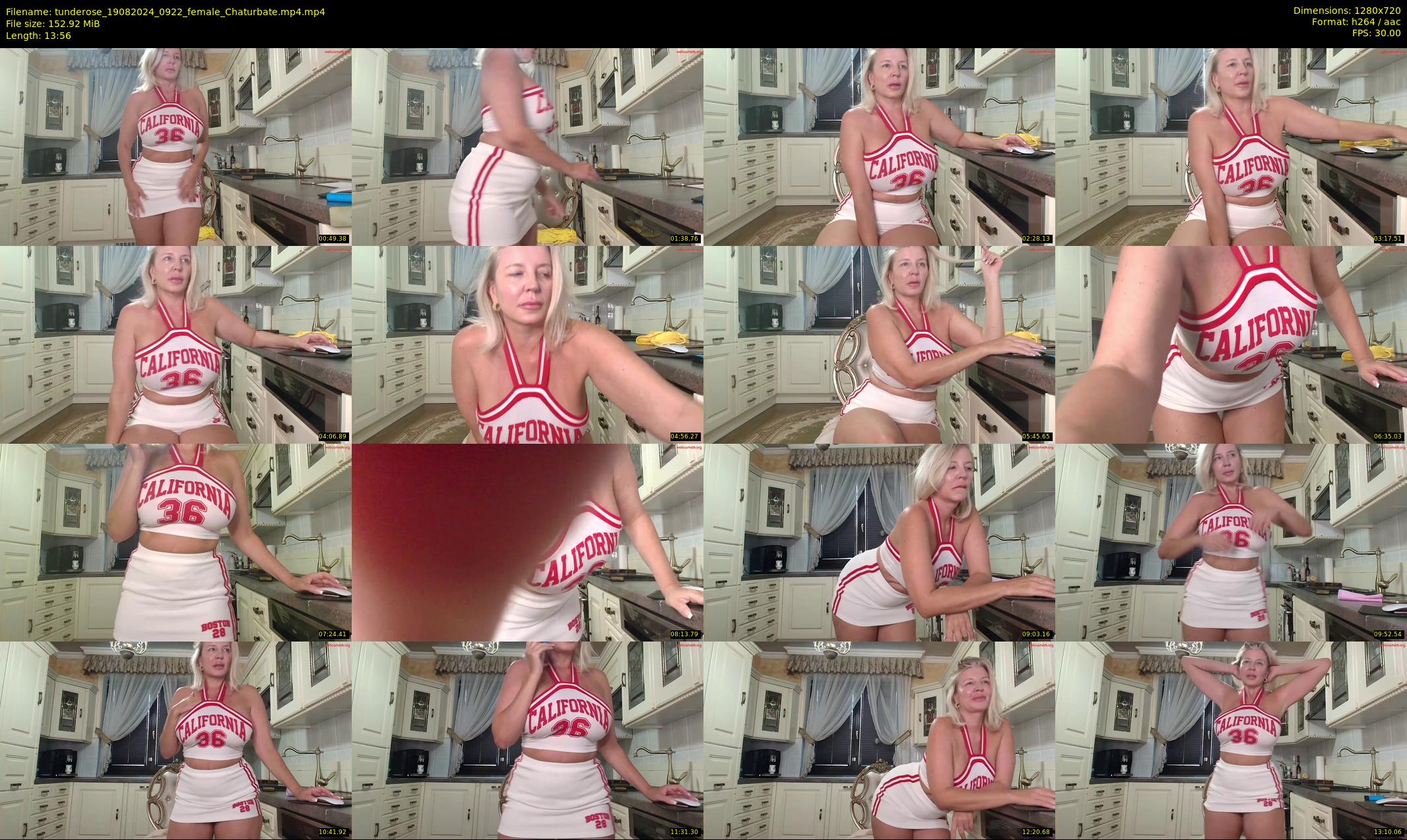 tunderose — 14 minute Chaturbate female cam show recording, 720p, Aug 19, 2024