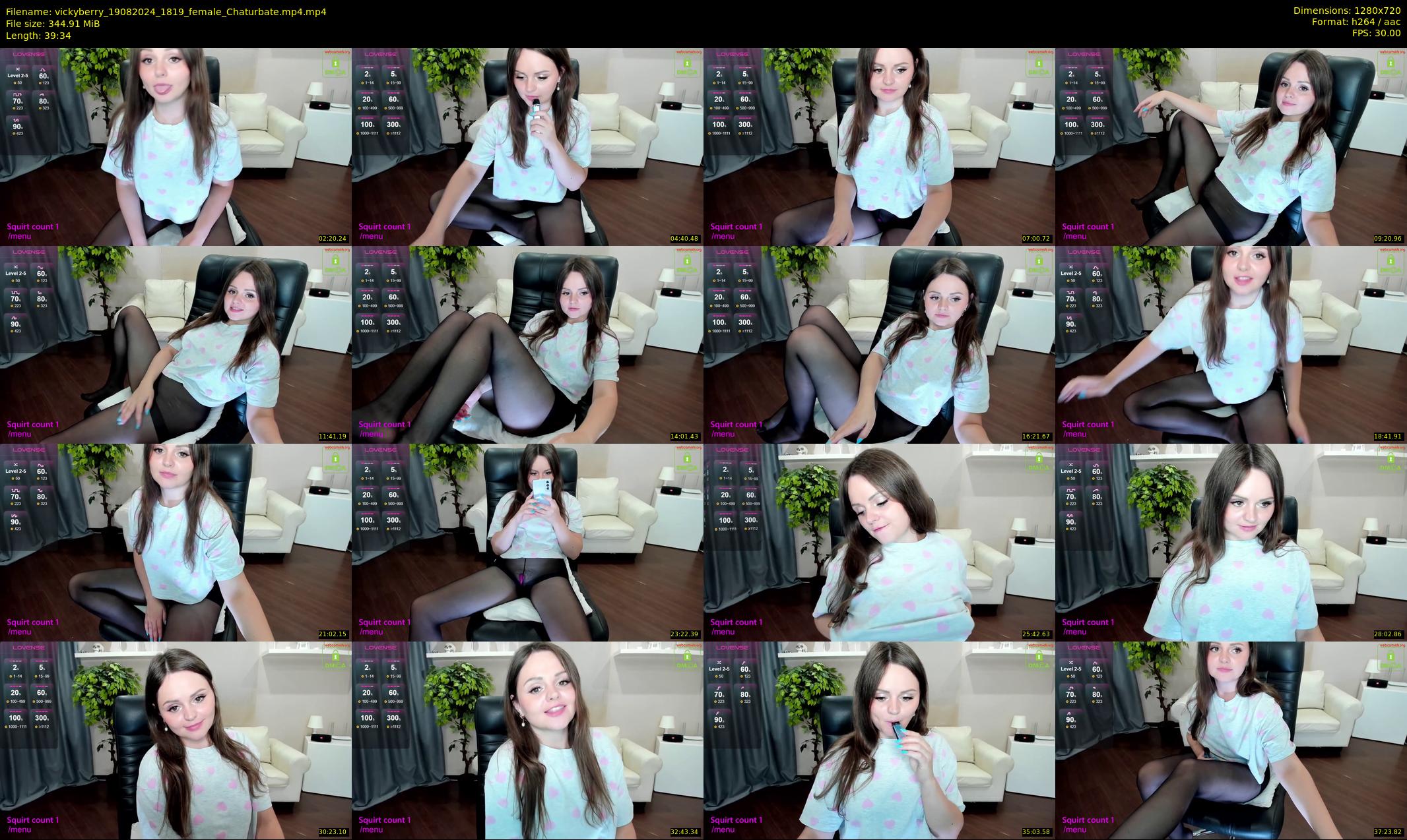 vickyberry — 40 minute Chaturbate female cam show recording, 720p, Aug 19, 2024