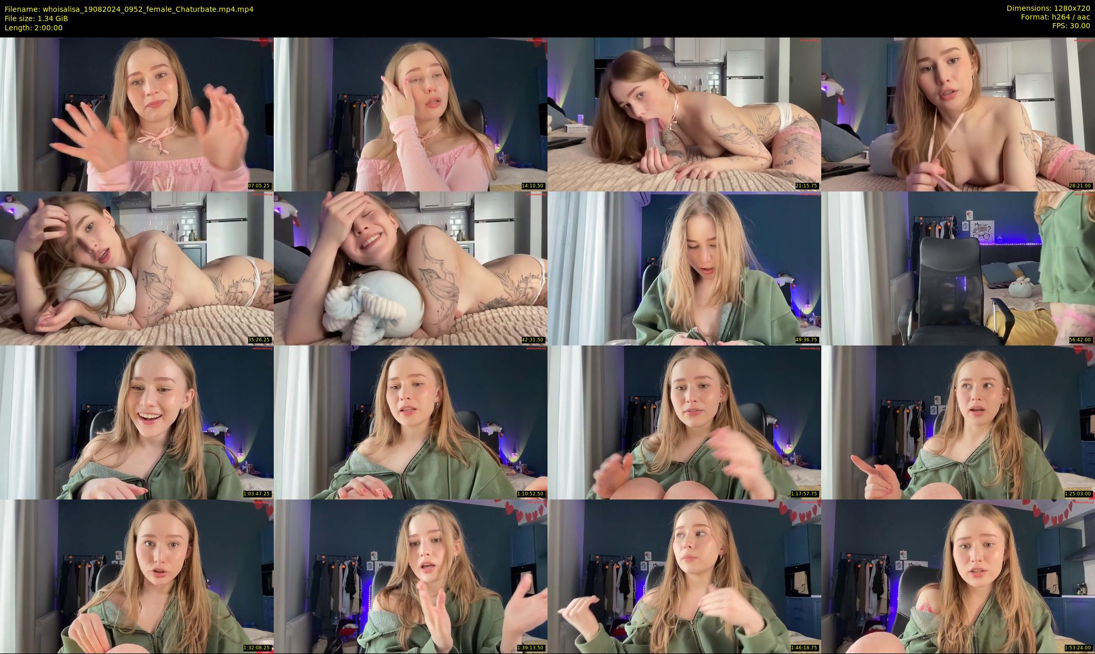 whoisalisa — 120 minute Chaturbate female cam show recording, 720p, Aug 19, 2024