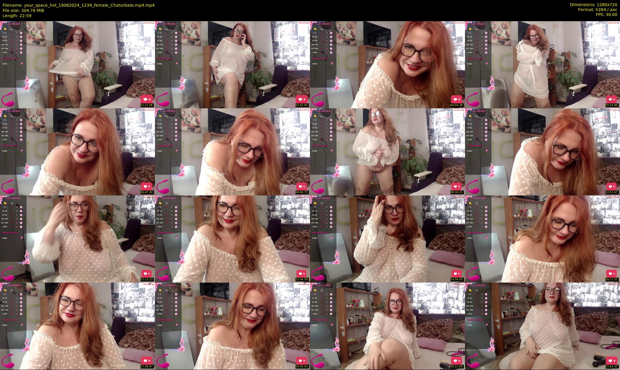 your_space_hot — 23 minute Chaturbate female cam show recording, 720p, Aug 19, 2024