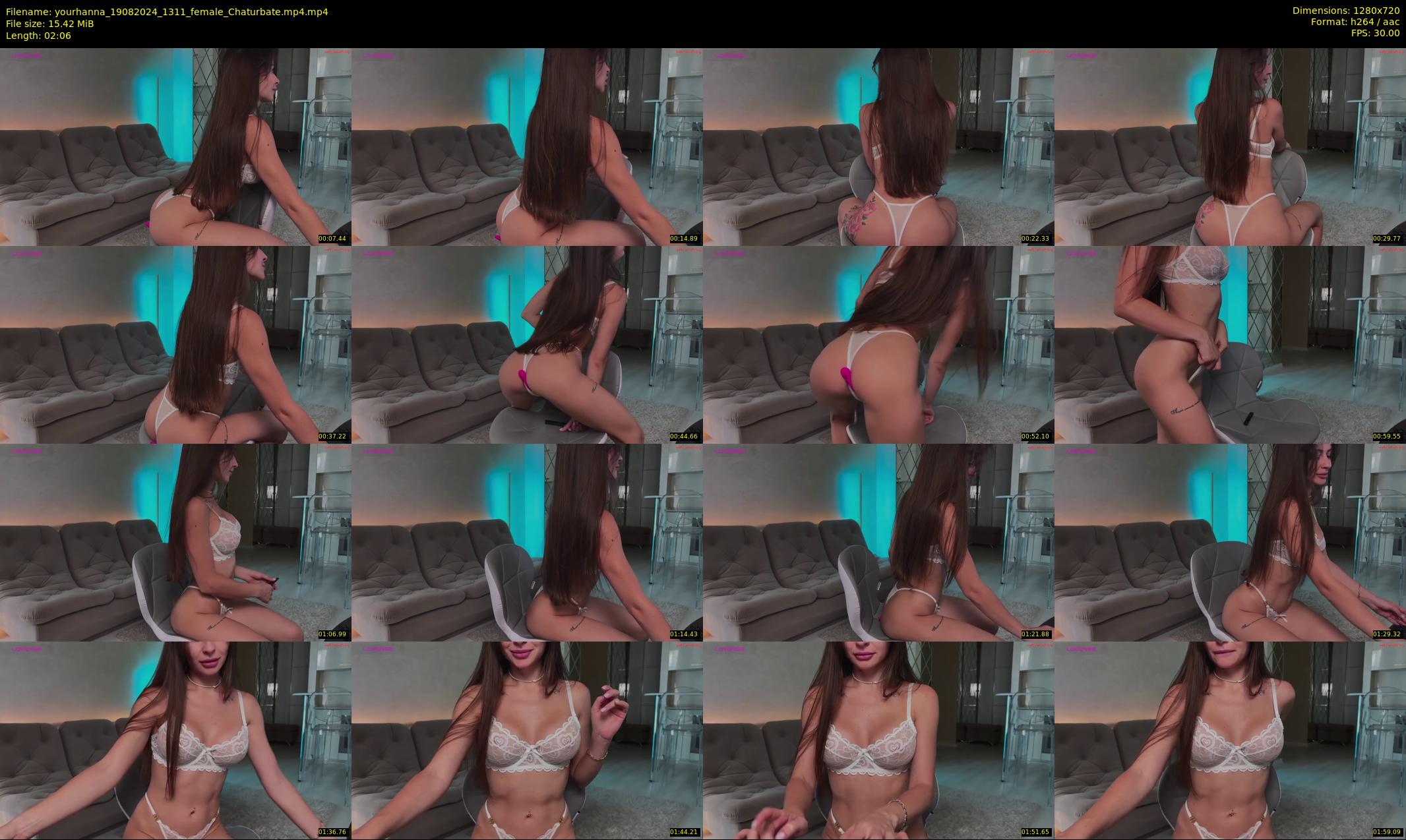 yourhanna — 3 minute Chaturbate female cam show recording, 720p, Aug 19, 2024