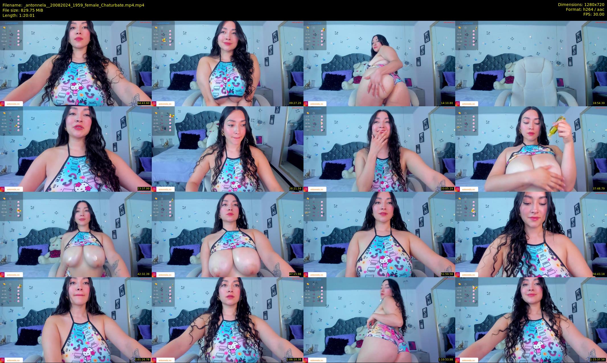 _antonnela_ — 81 minute Chaturbate female cam show recording, 720p, Aug 20, 2024