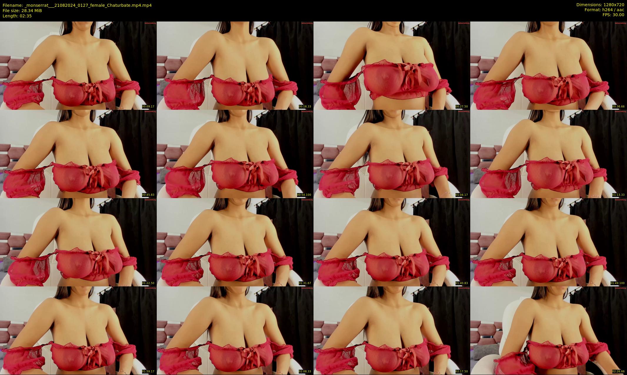 _monserrat__ — 3 minute Chaturbate female cam show recording, 720p, Aug 21, 2024