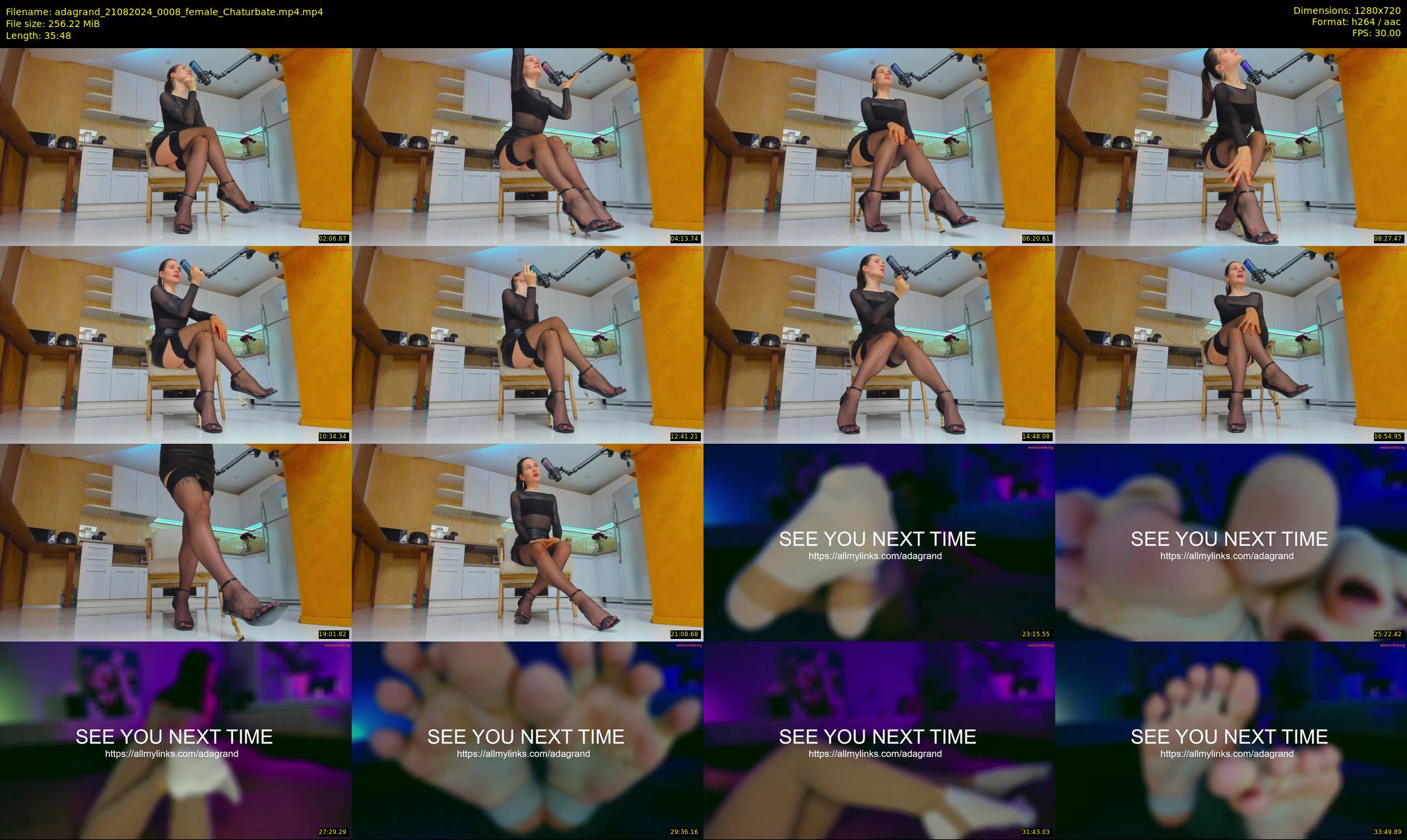adagrand — 36 minute Chaturbate female cam show recording, 720p, Aug 21, 2024