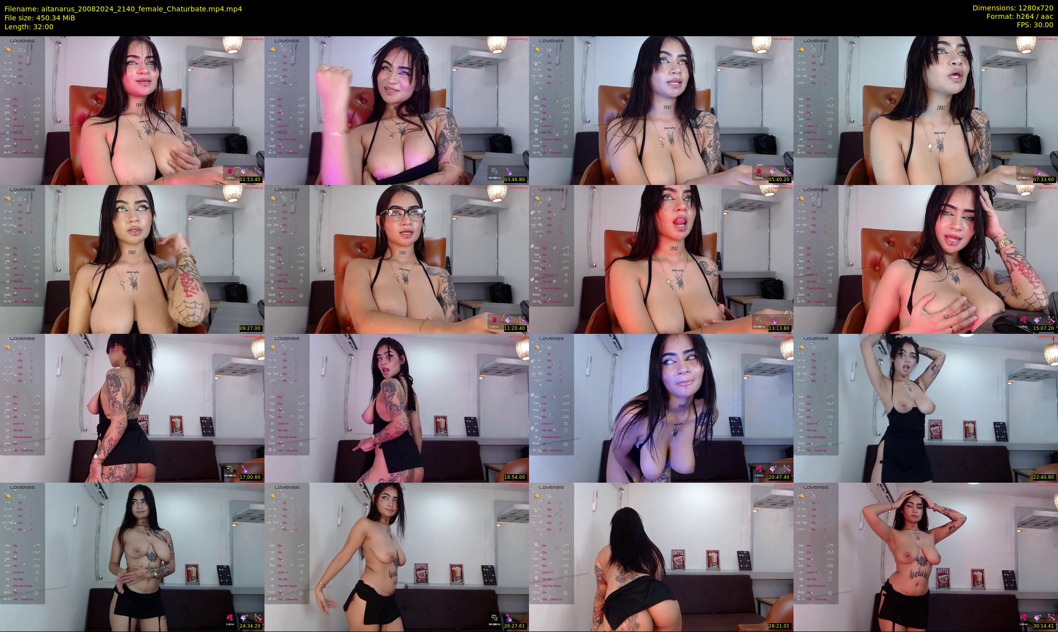 aitanarus — 32 minute Chaturbate female cam show recording, 720p, Aug 20, 2024