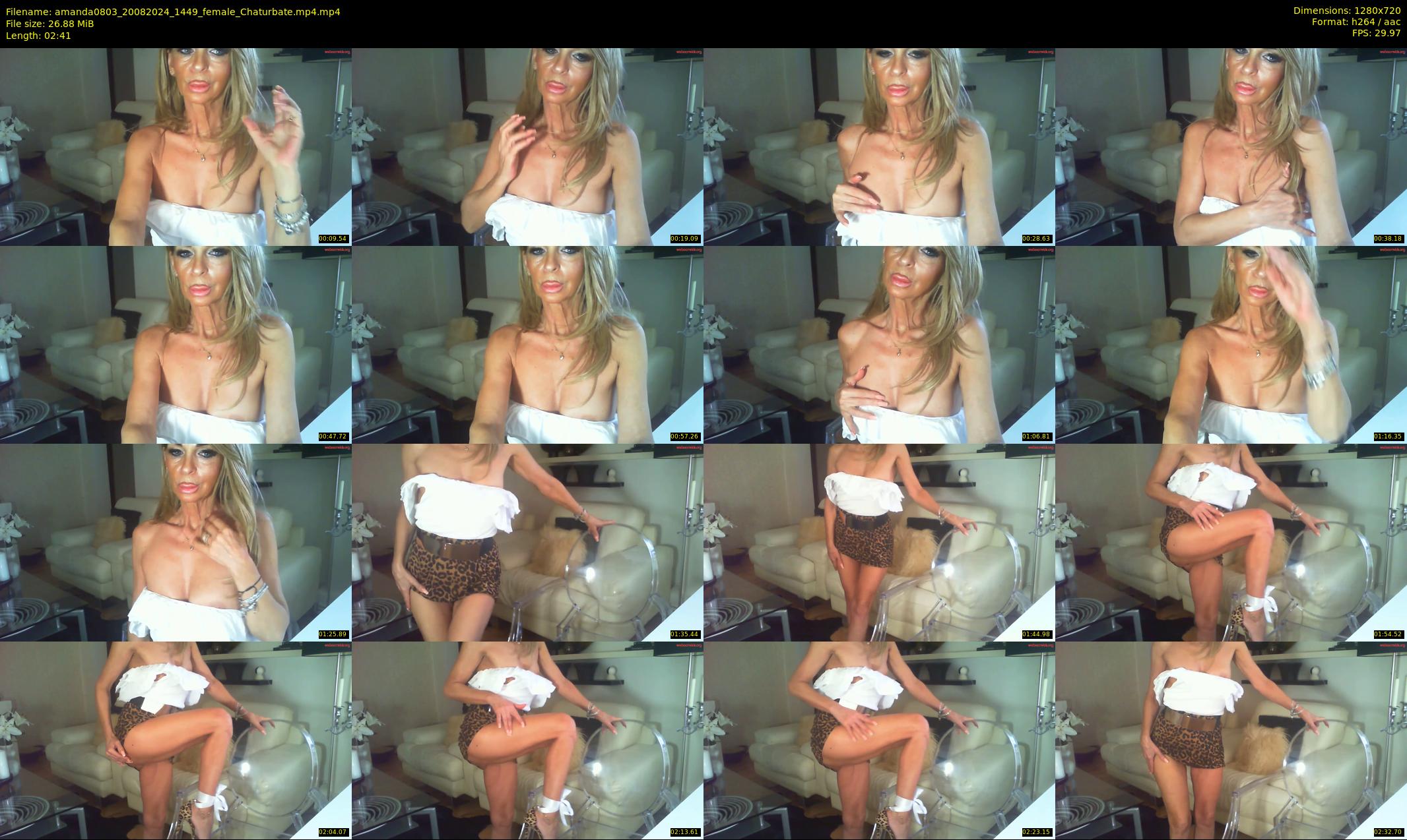 amanda0803 — 3 minute Chaturbate female cam show recording, 720p, Aug 20, 2024