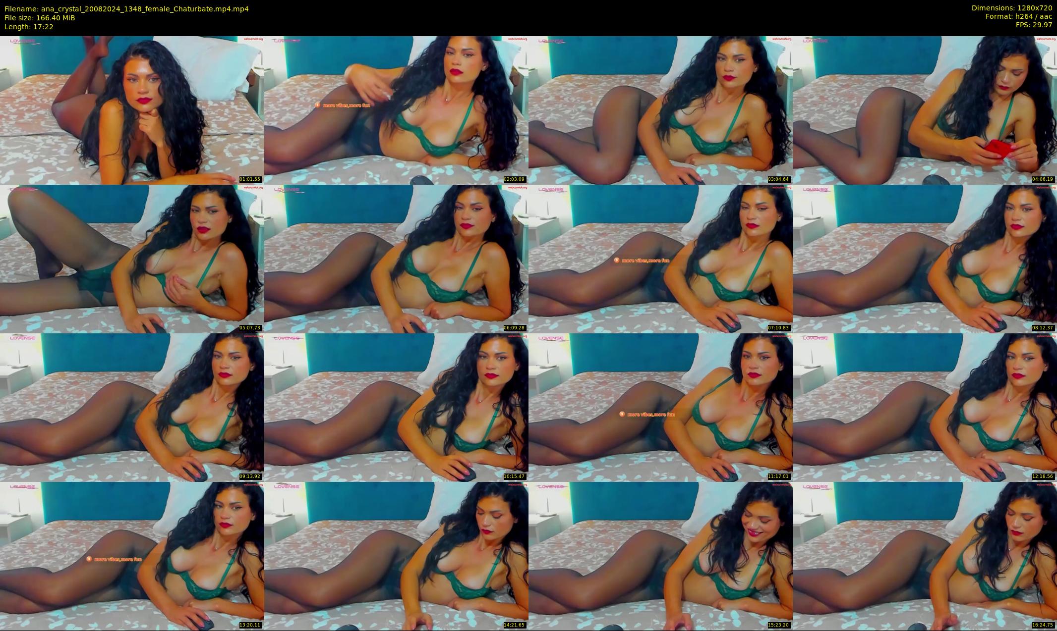 ana_crystal — 18 minute Chaturbate female cam show recording, 720p, Aug 20, 2024