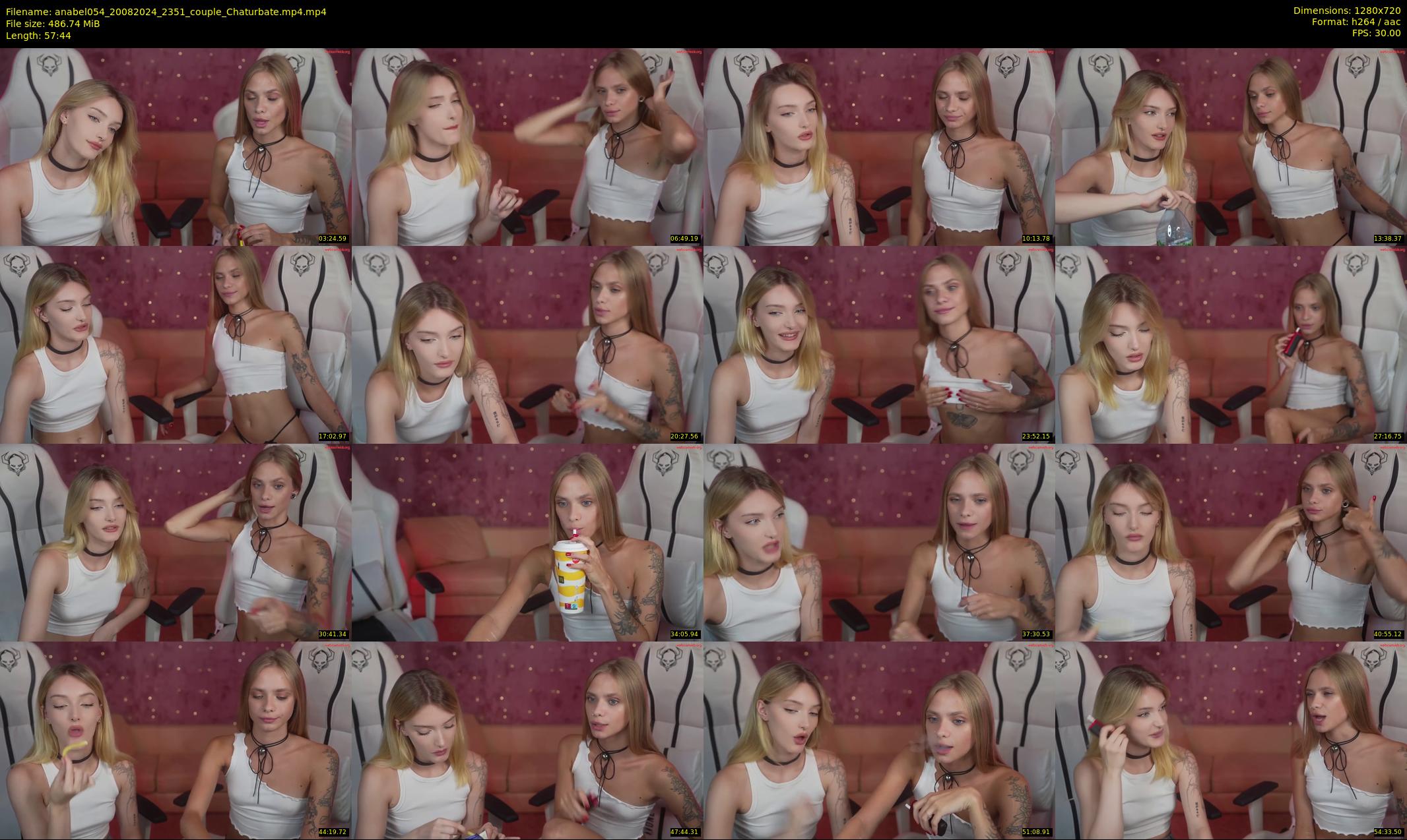 anabel054 — 58 minute Chaturbate female cam show recording, 720p, Aug 20, 2024