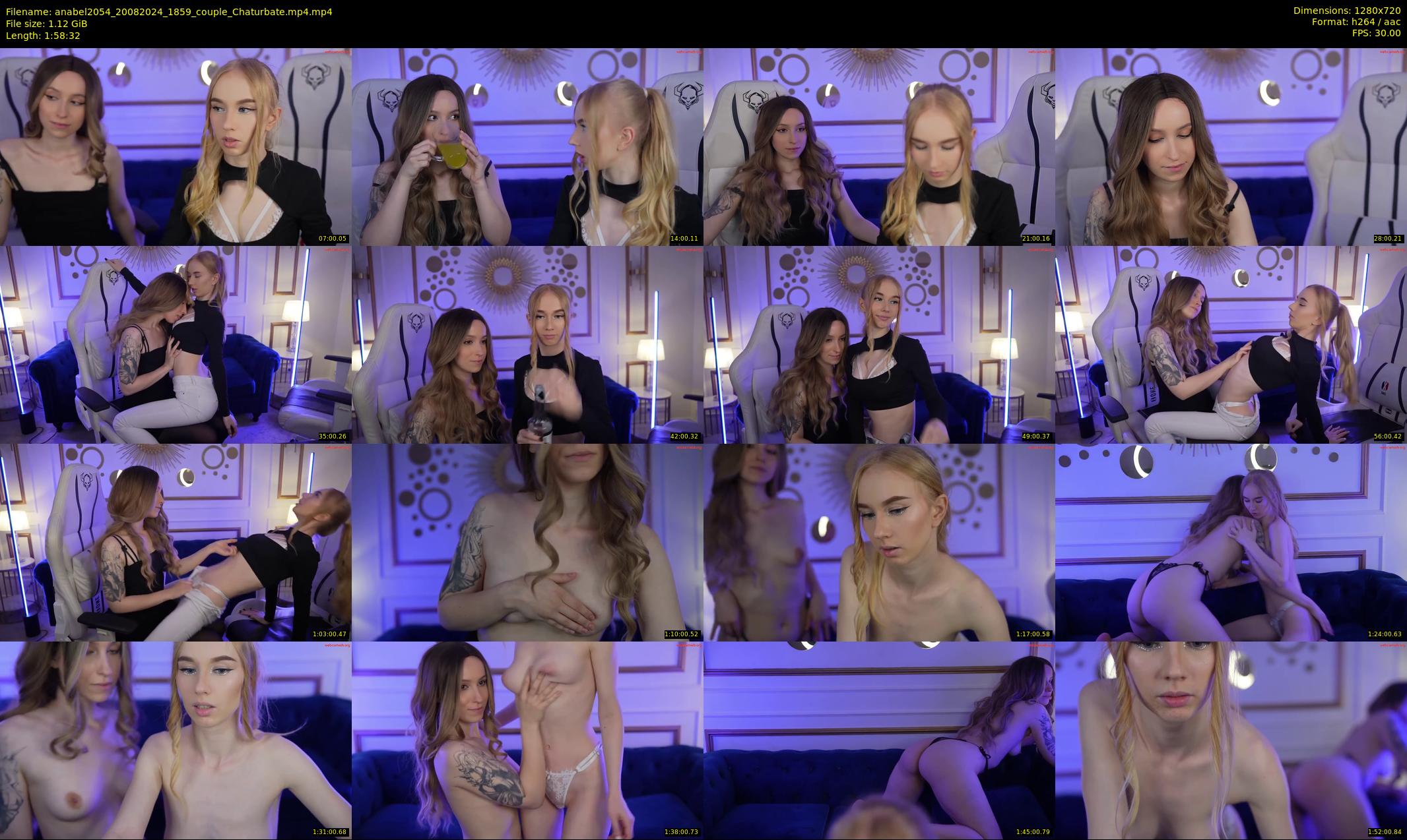 anabel2054 — 119 minute Chaturbate female cam show recording, 720p, Aug 20, 2024