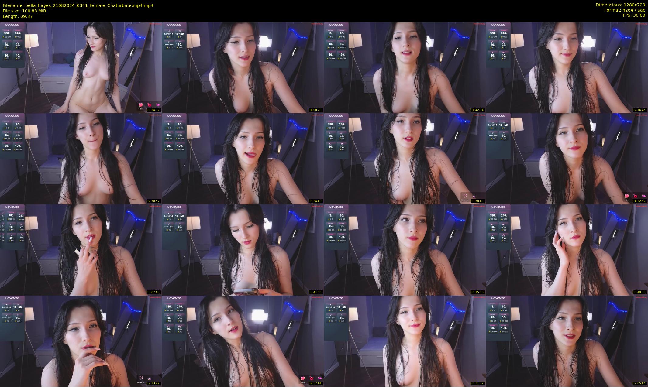 bella_hayes — 10 minute Chaturbate female cam show recording, 720p, Aug 21, 2024