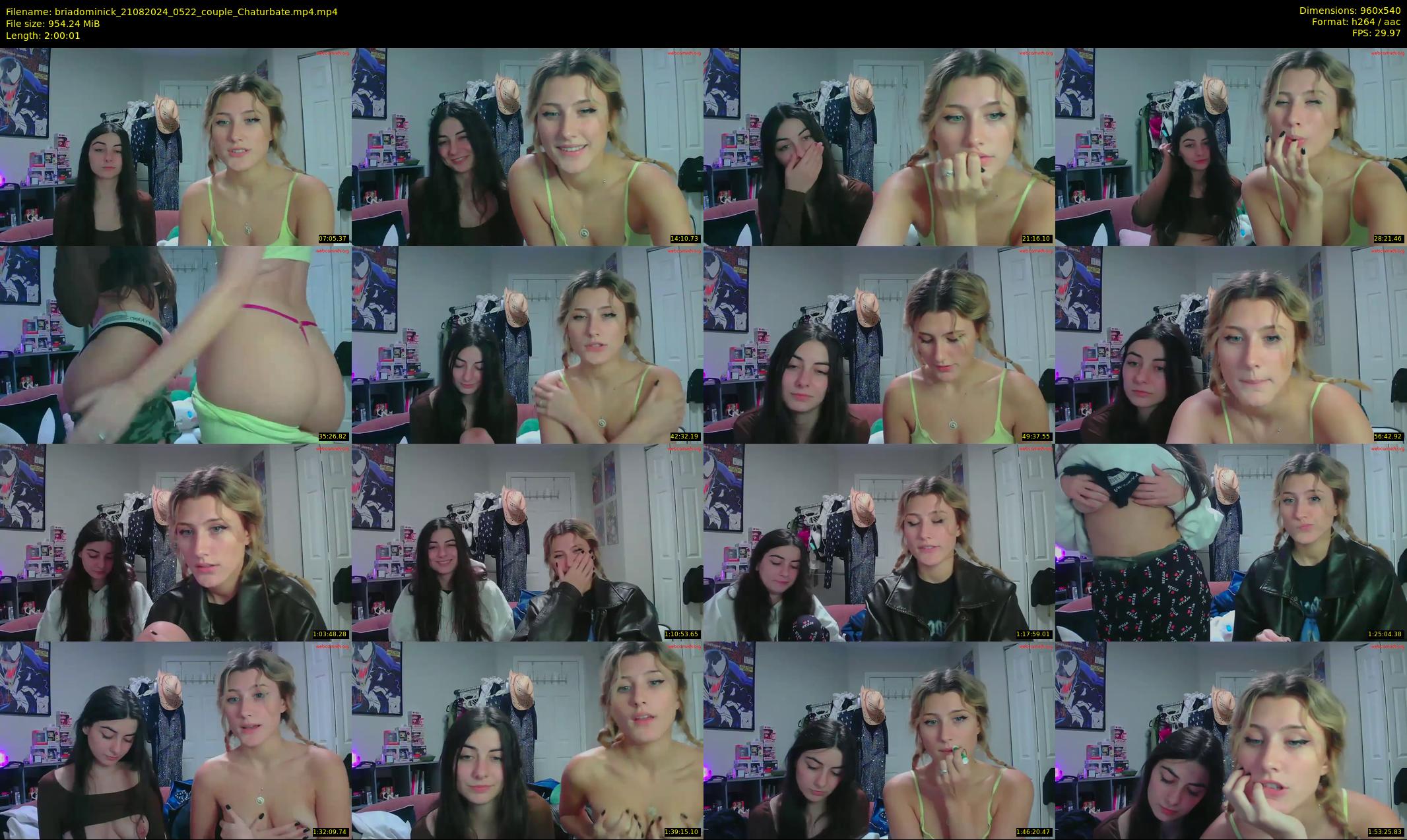 briadominick — 121 minute Chaturbate couple cam show recording, 480p, Aug 21, 2024