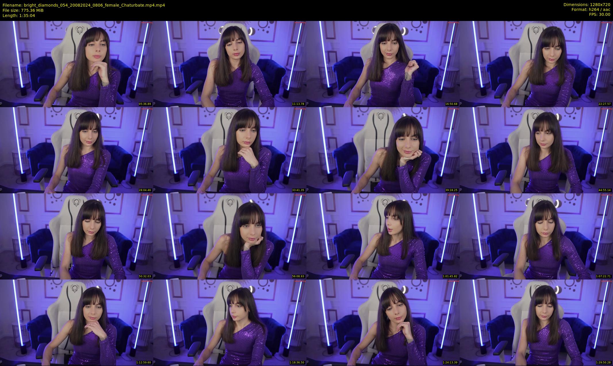 bright_diamonds_054 — 96 minute Chaturbate couple cam show recording, 720p, Aug 20, 2024