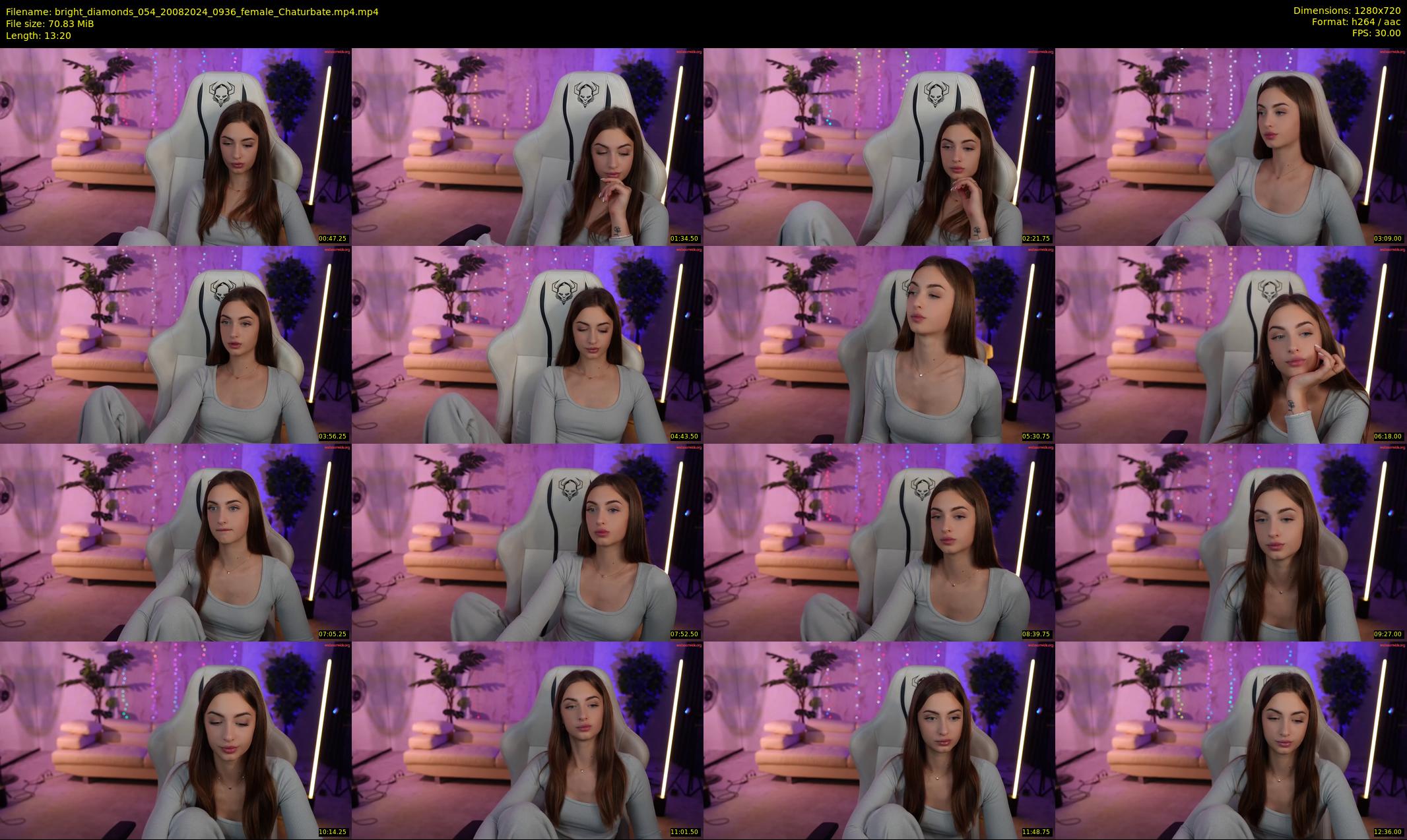 bright_diamonds_054 — 14 minute Chaturbate couple cam show recording, 720p, Aug 20, 2024