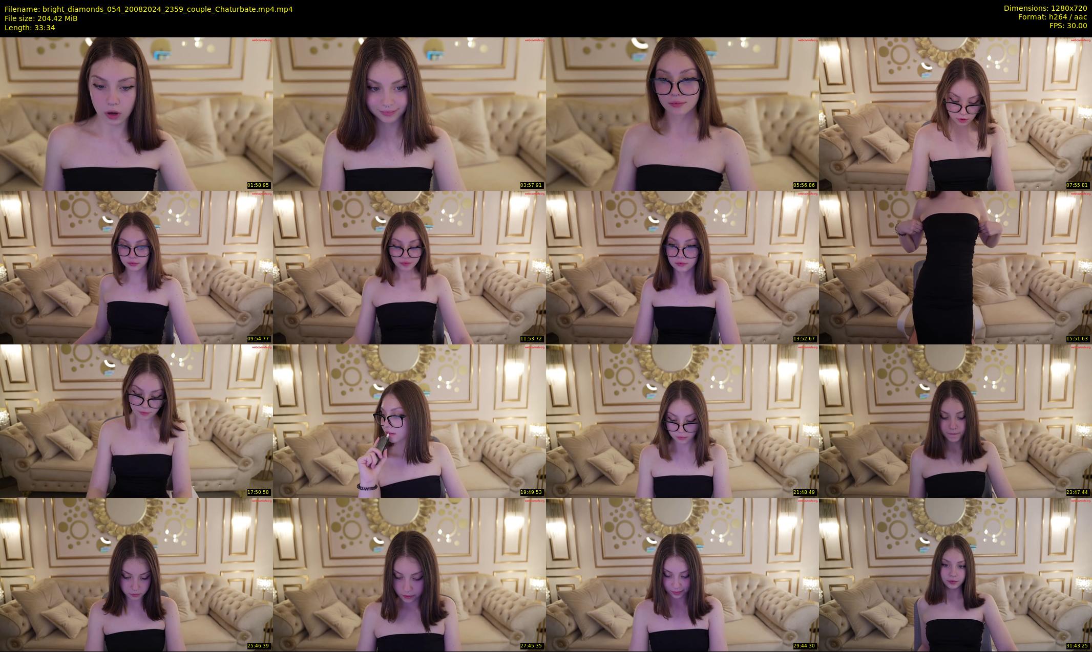 bright_diamonds_054 — 34 minute Chaturbate couple cam show recording, 720p, Aug 20, 2024