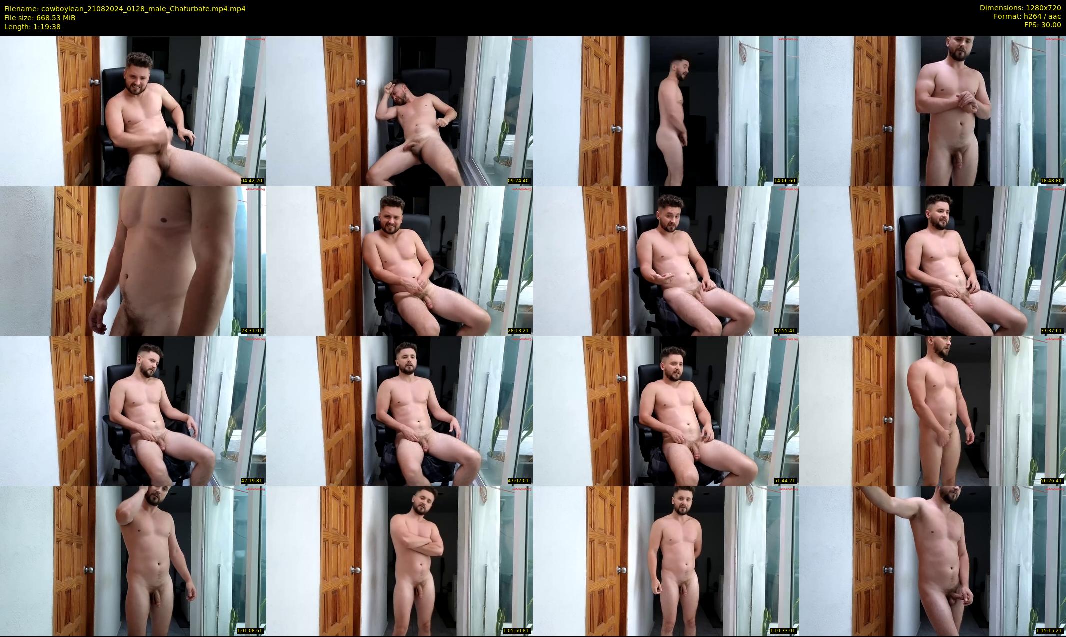 cowboylean — 80 minute Chaturbate male cam show recording, 720p, Aug 21, 2024