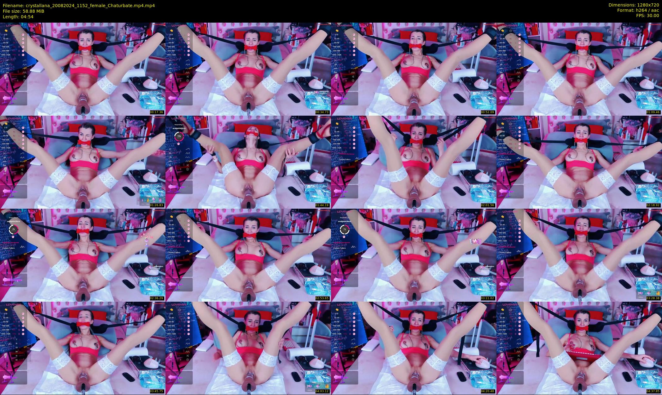 crystallana — 5 minute Chaturbate female cam show recording, 720p, Aug 20, 2024