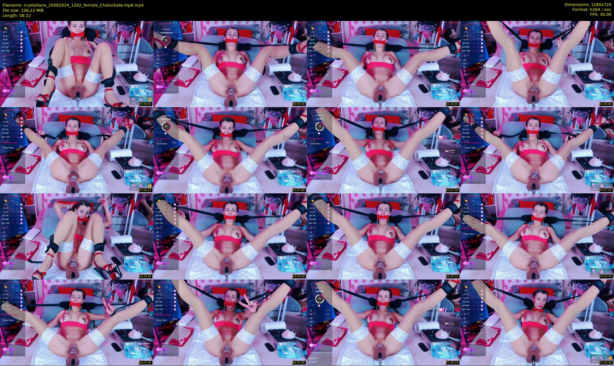 crystallana — 9 minute Chaturbate female cam show recording, 720p, Aug 20, 2024