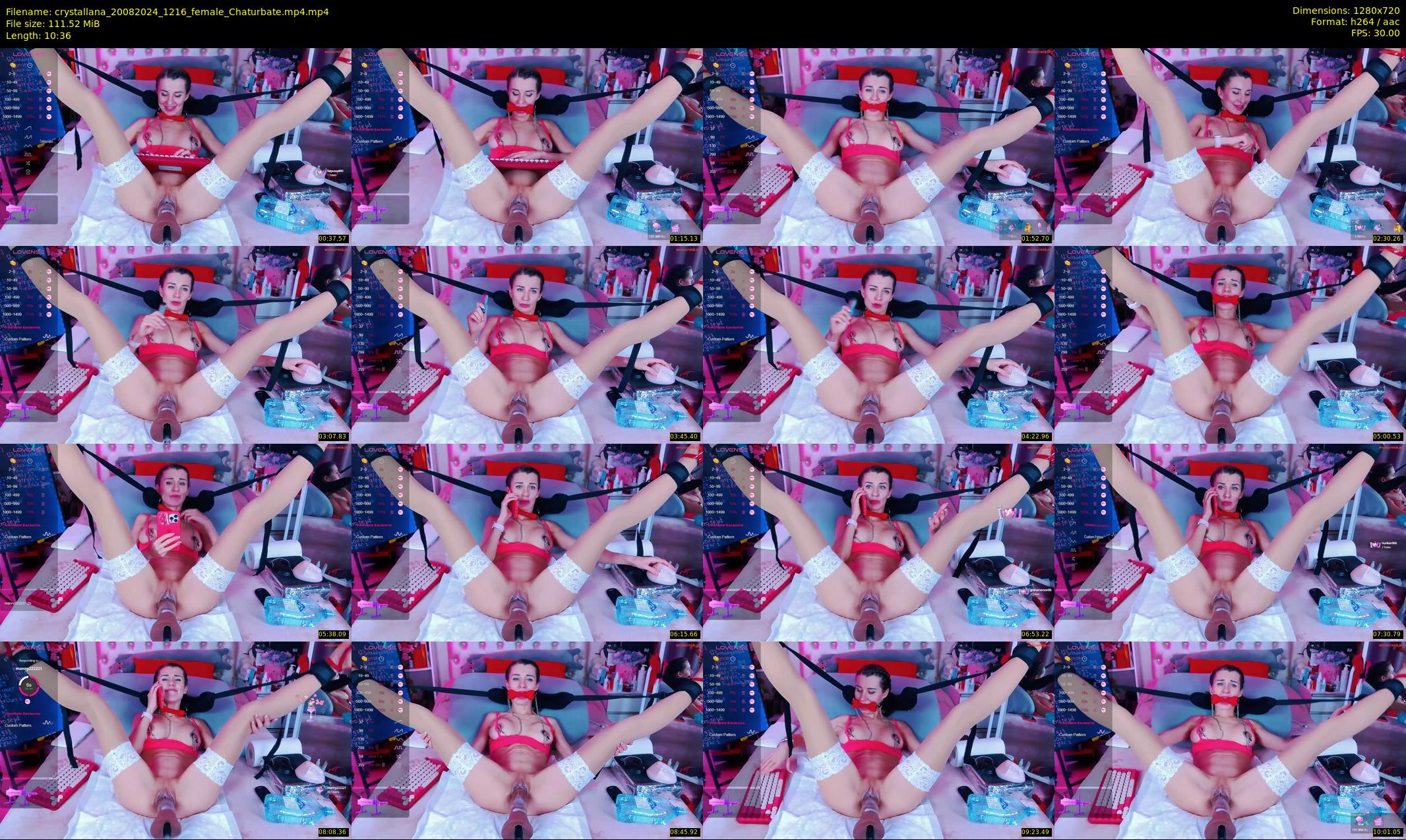 crystallana — 11 minute Chaturbate female cam show recording, 720p, Aug 20, 2024