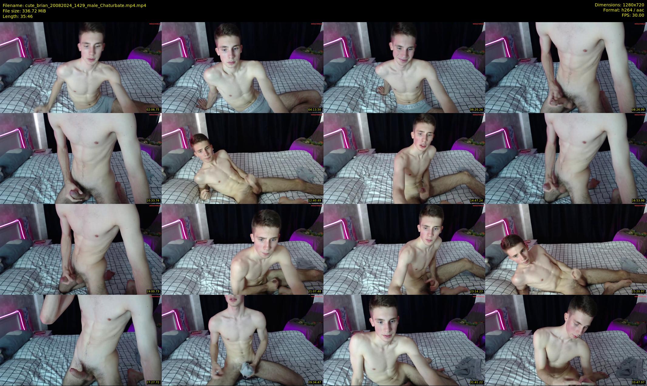 cute_brian — 36 minute Chaturbate male cam show recording, 720p, Aug 20, 2024